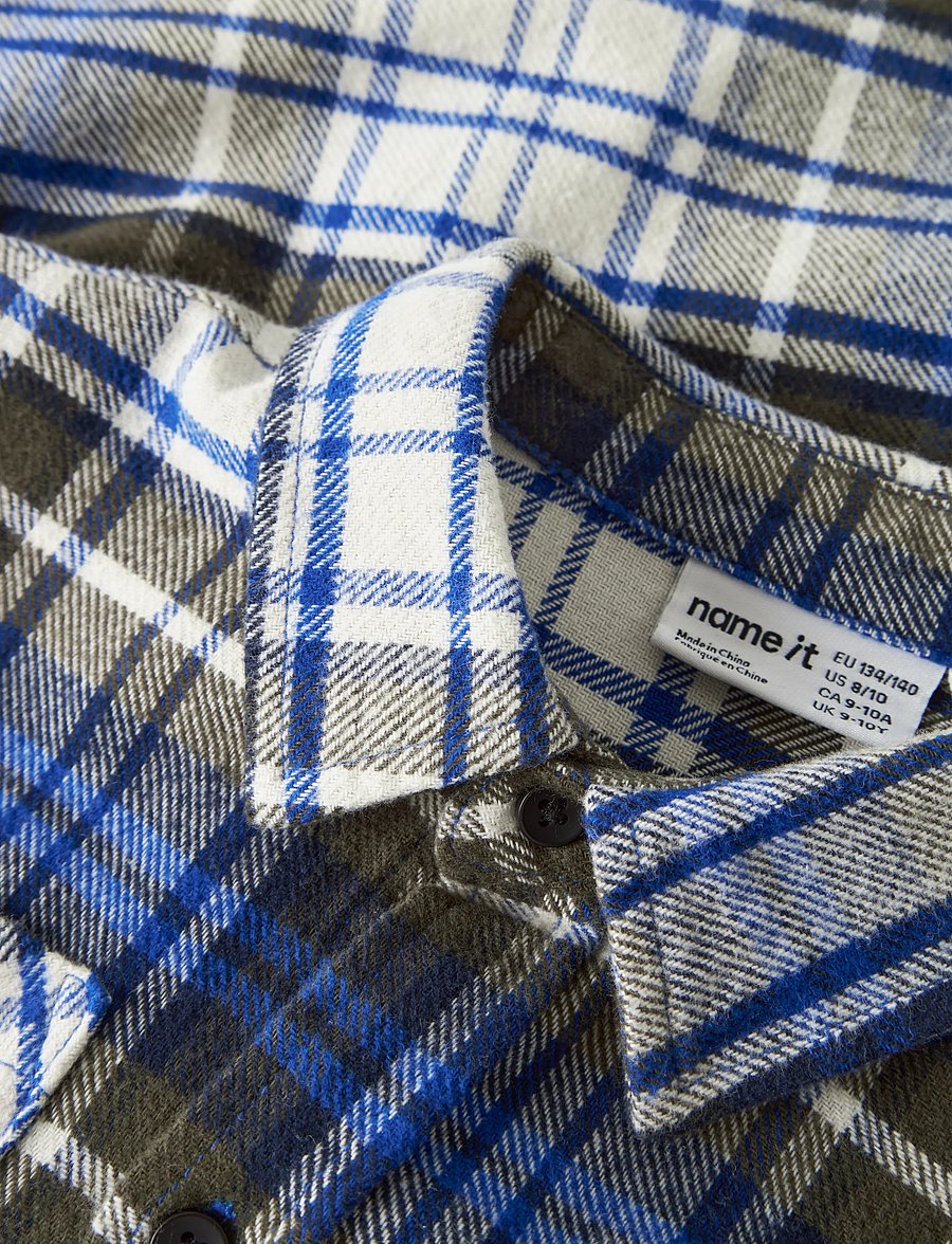 name it - NKMNETUL LS OVERSHIRT - langärmlige hemden - olive night - 4
