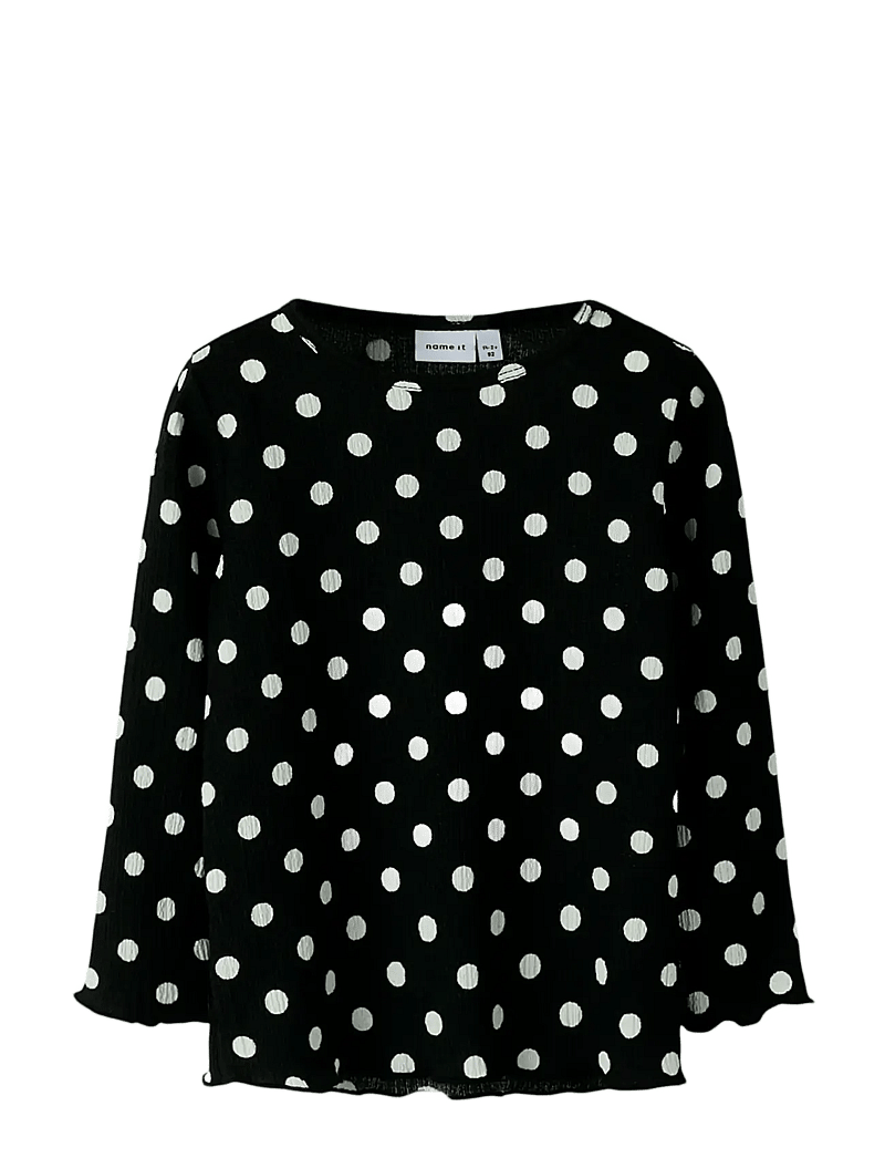 name it - NMFSALLIE LS TOP - langärmelig - black - 1