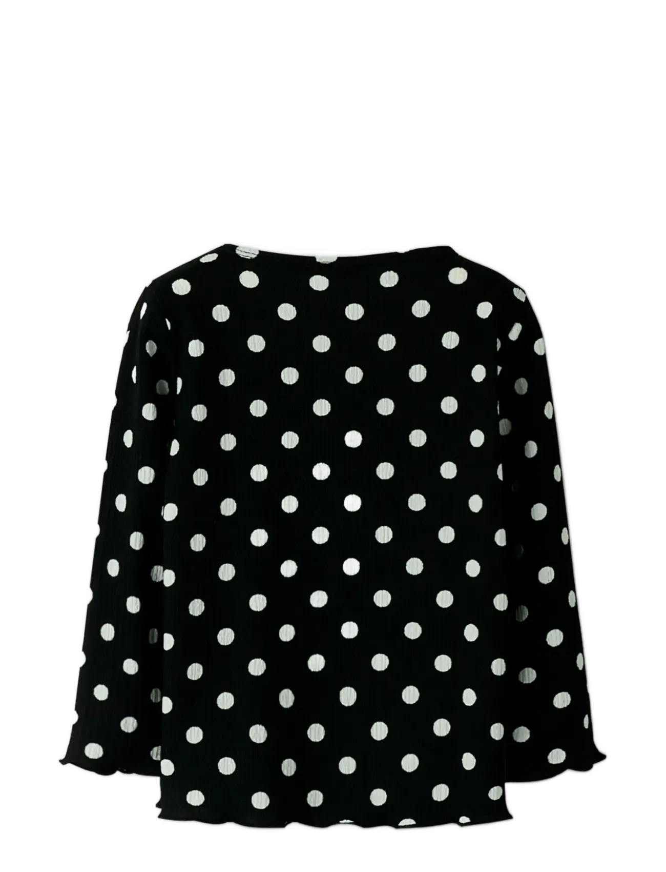 name it - NMFSALLIE LS TOP - dlugi-rekaw - black - 2
