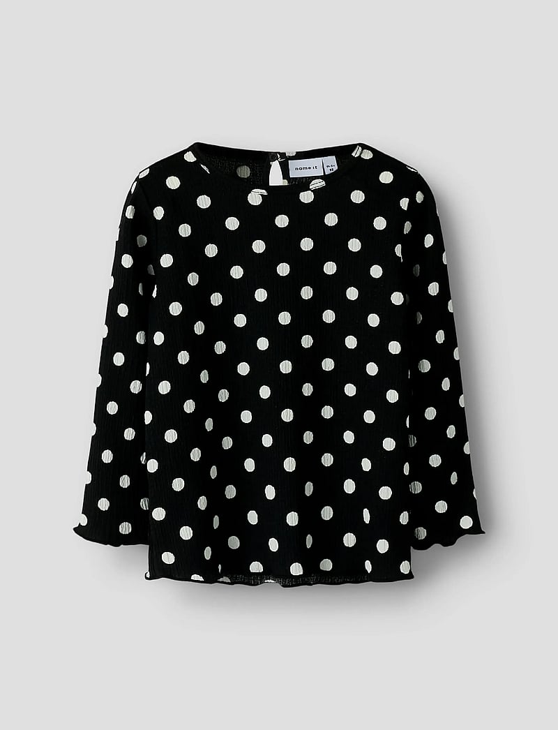 name it - NMFSALLIE LS TOP - langärmelig - black - 0