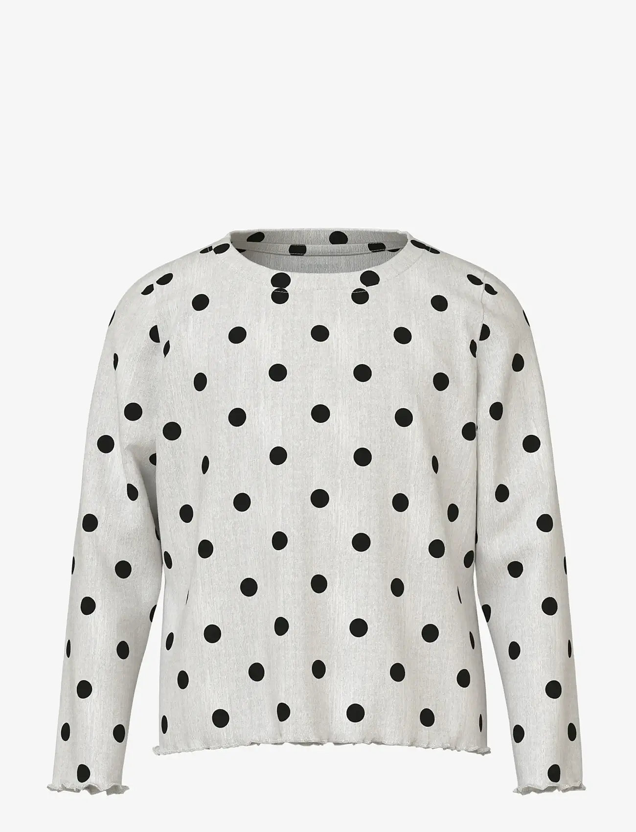 name it - NMFSALLIE LS TOP - lange mouwen - cloud dancer - 1