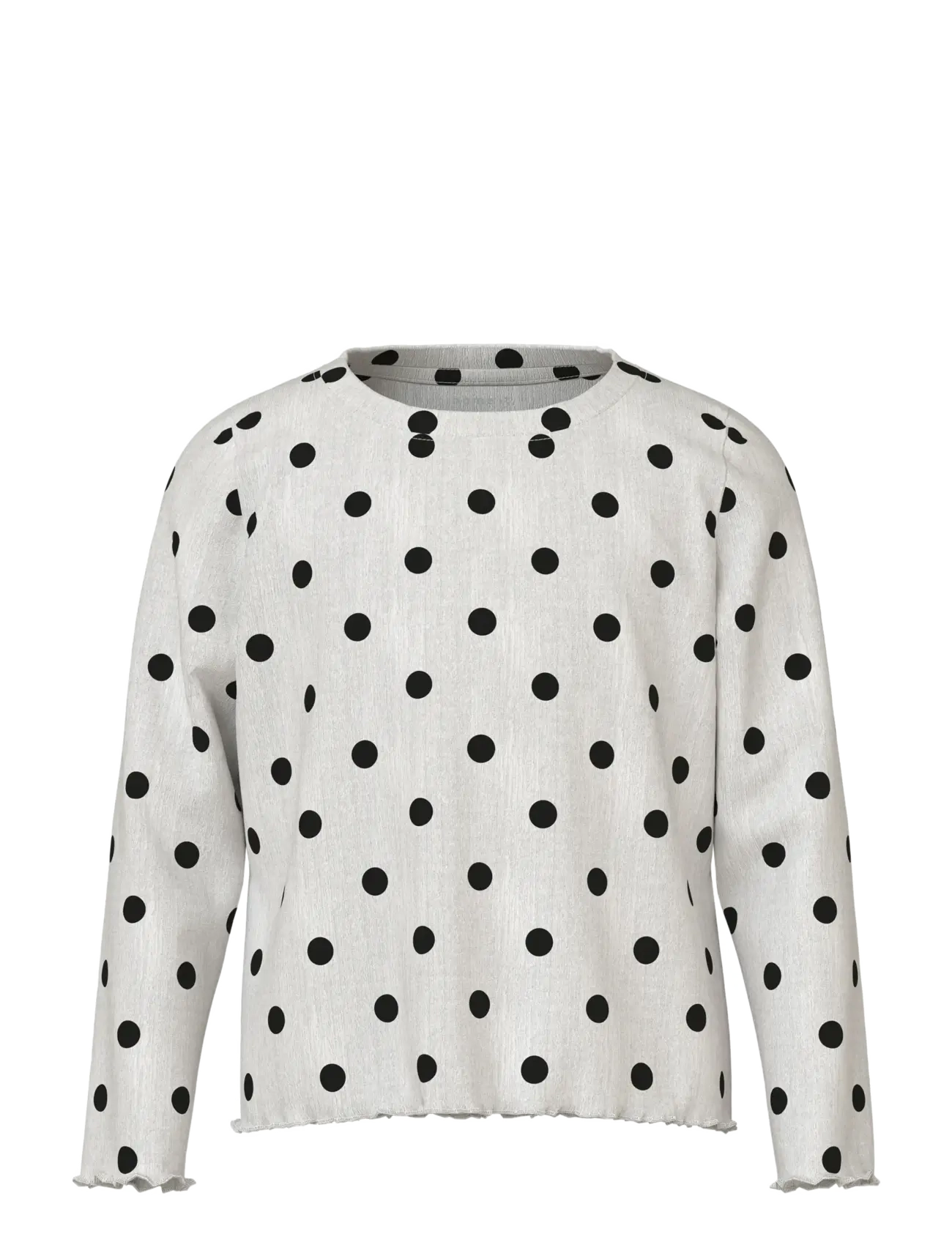 name it NMFSALLIE LS TOP - Oberteile & T-Shirts - CLOUD DANCER / white