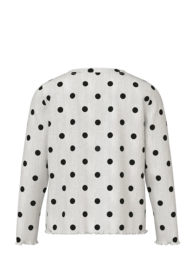 name it - NMFSALLIE LS TOP - lange mouwen - cloud dancer - 2