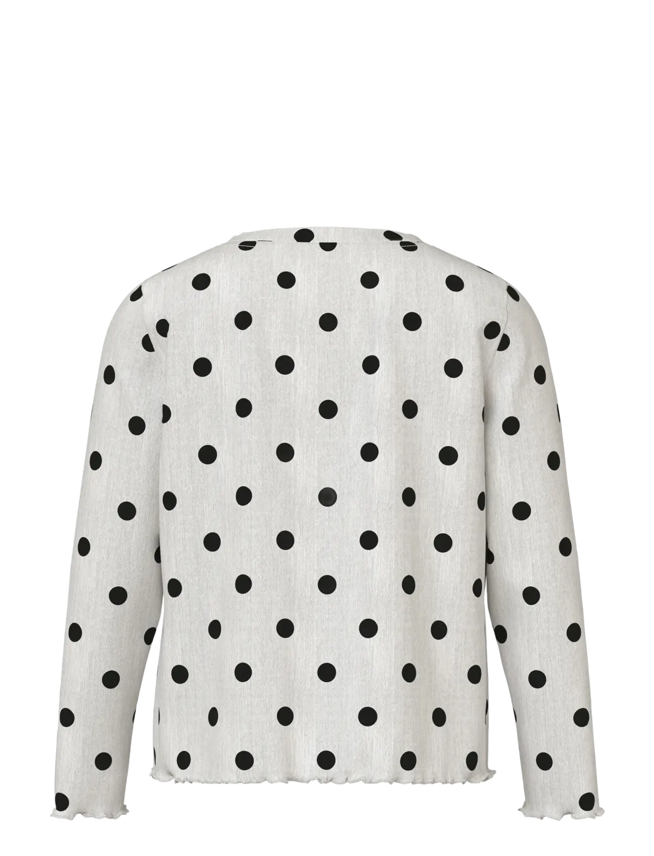 name it - NMFSALLIE LS TOP - langärmelig - cloud dancer - 2