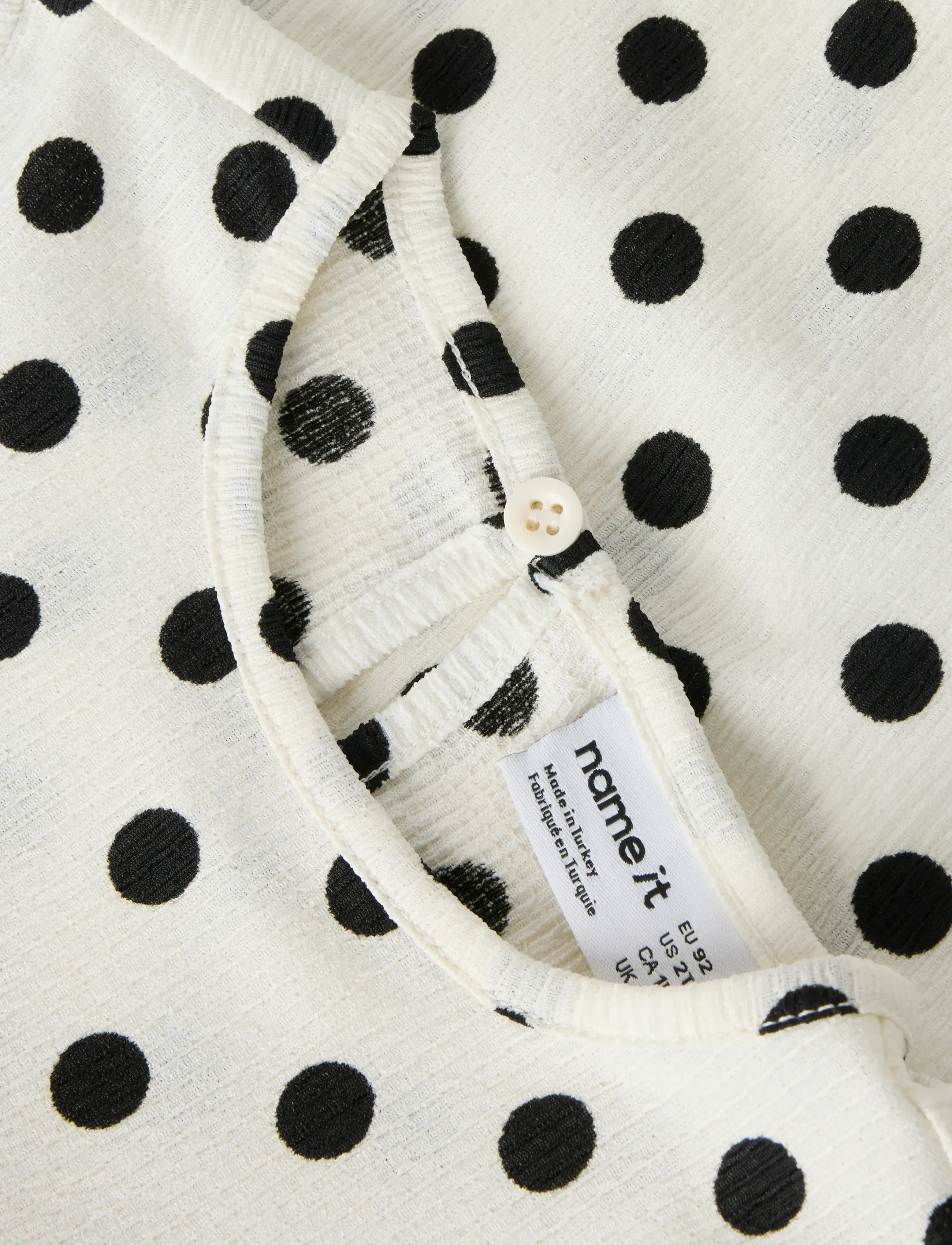 name it - NMFSALLIE LS TOP - langärmelig - cloud dancer - 4