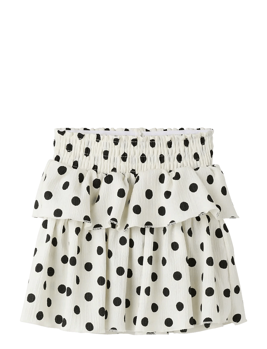 name it - NMFSALLIE SKIRT - stutt pils - cloud dancer - 0