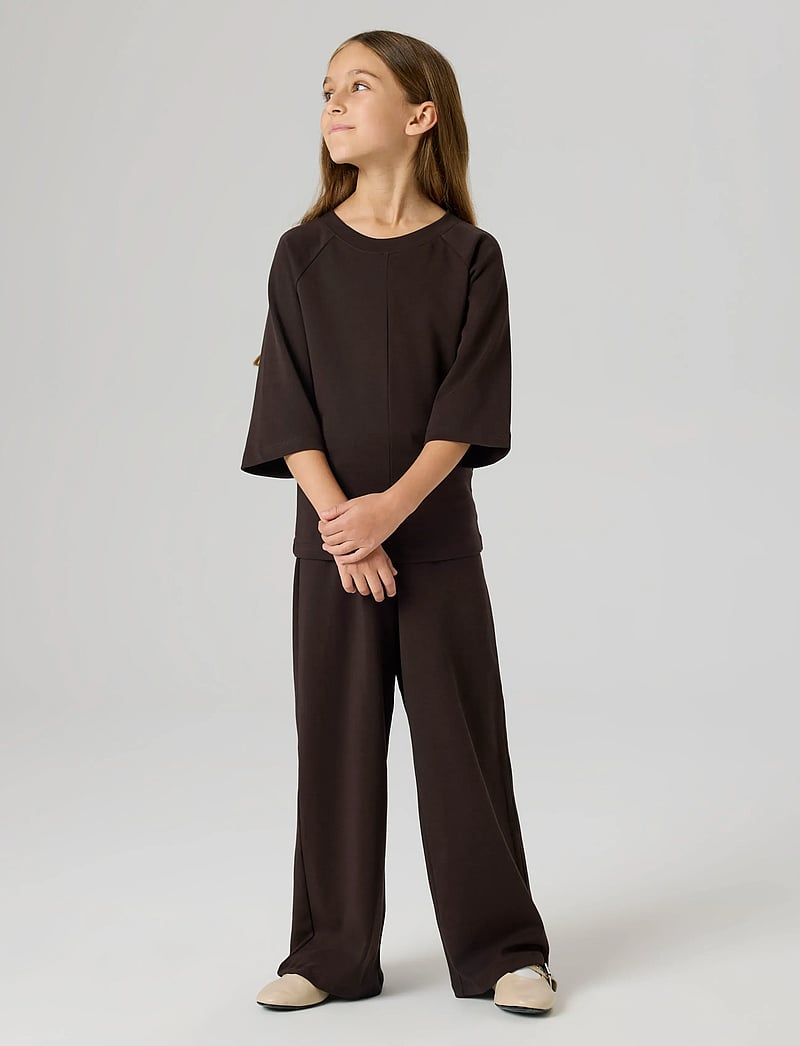 name it - NKFSASSA SS SLIM TOP - kortærmede t-shirts - mole - 4