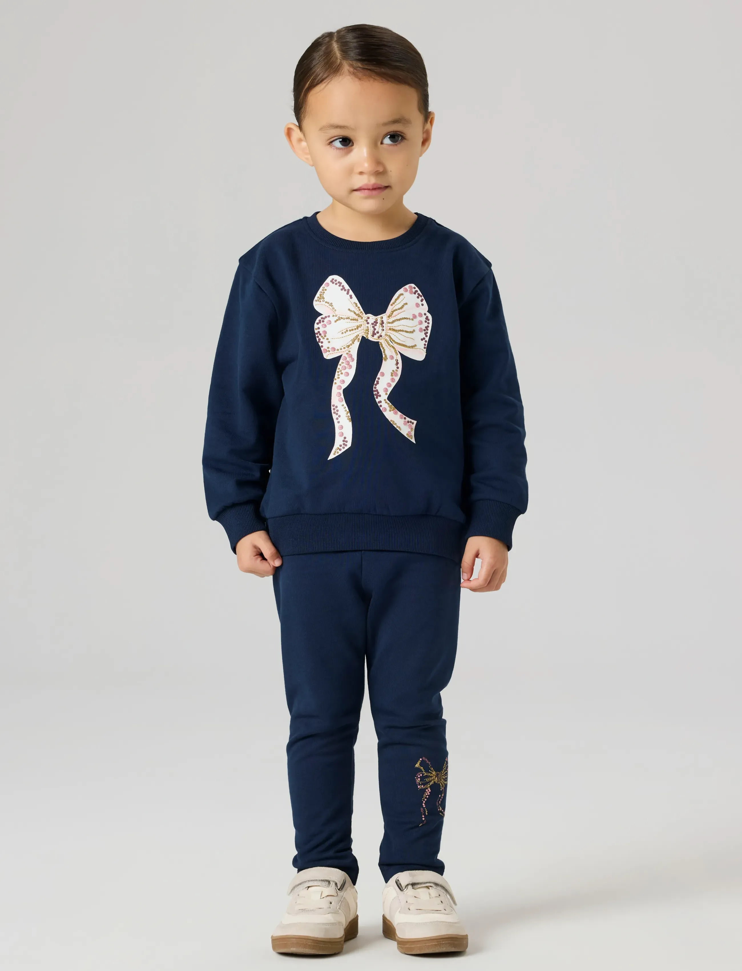 name it - NMFTARINA LS NREG SWE BRU - joggingpeysur - navy blazer - 2