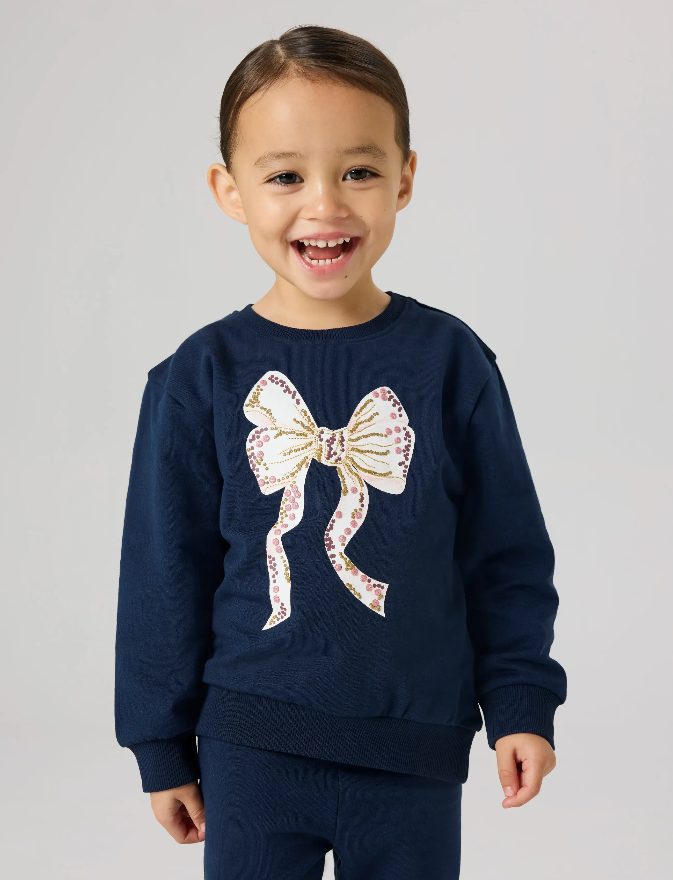 name it - NMFTARINA LS NREG SWE BRU - joggingpeysur - navy blazer - 3