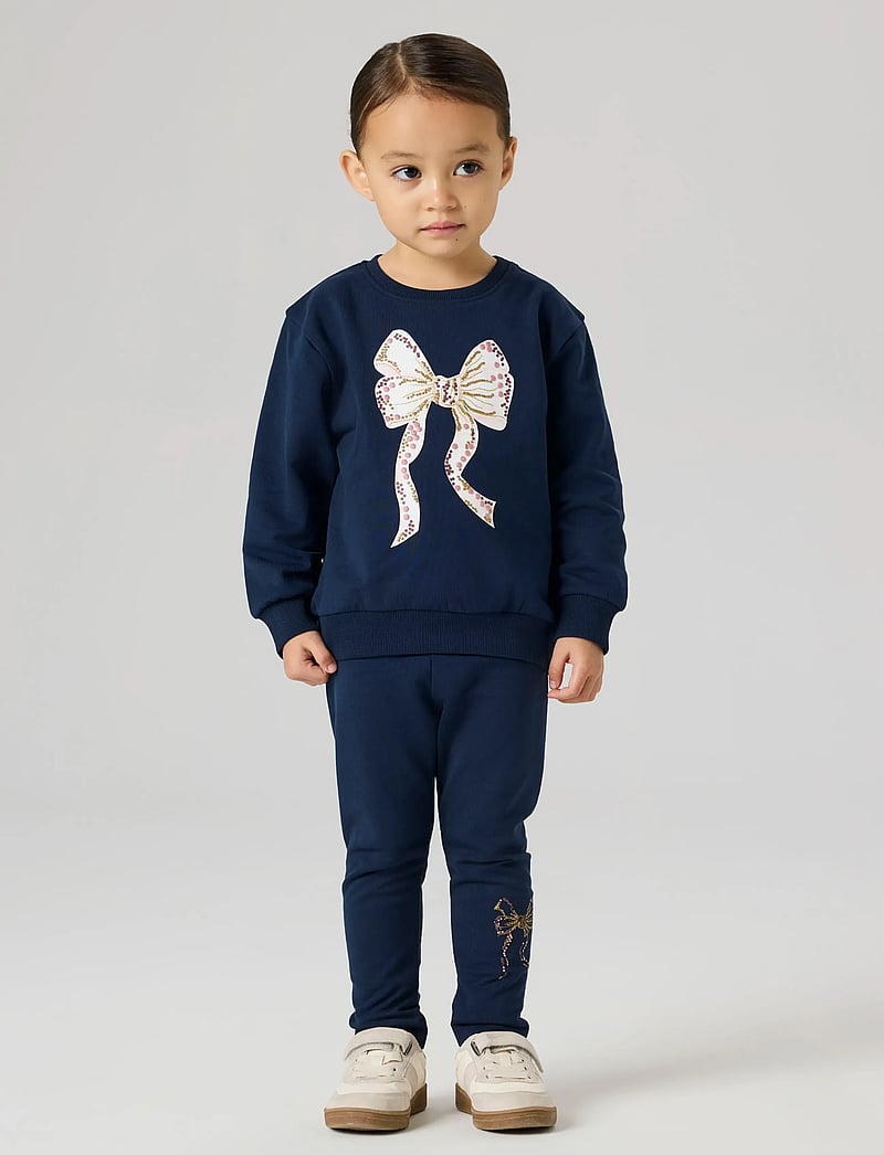 name it - NMFTARINAS LEGGING BRU - leggings - navy blazer - 2