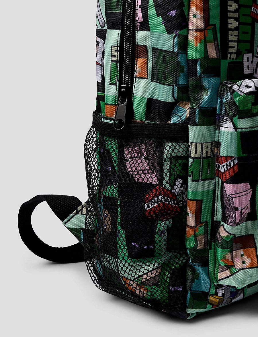 name it - NKMJONK MINECRAFT BACKPACK BFU - seljakotid - black - 2