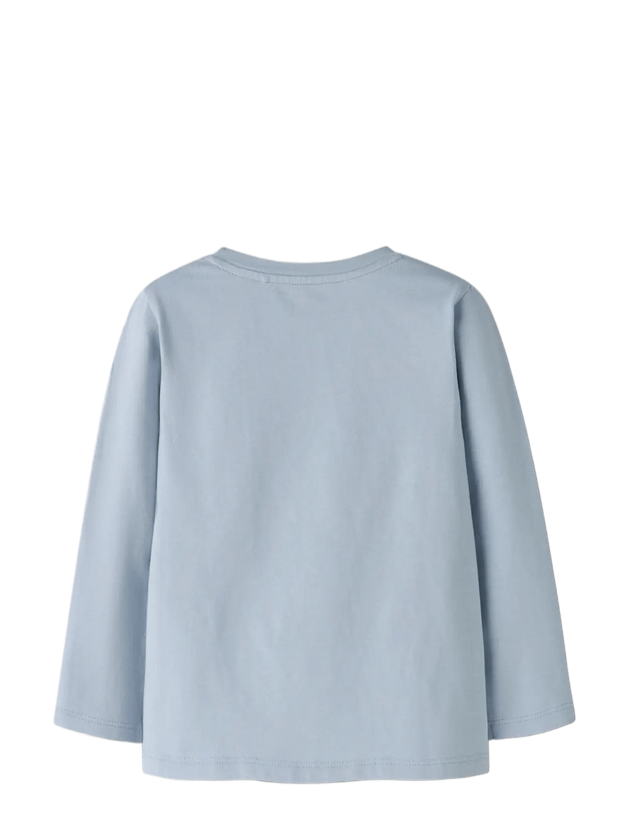 name it - NMFNISSO LS TOP BOX - långärmade t-shirts - subdued blue - 1