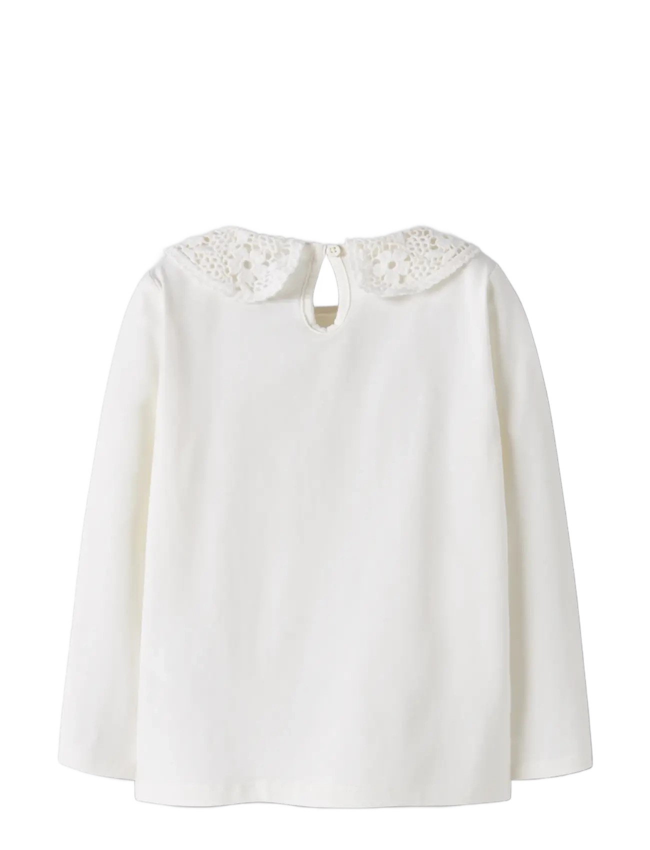 name it - NMFNUS LS TOP - långärmade t-shirts - cloud dancer - 1