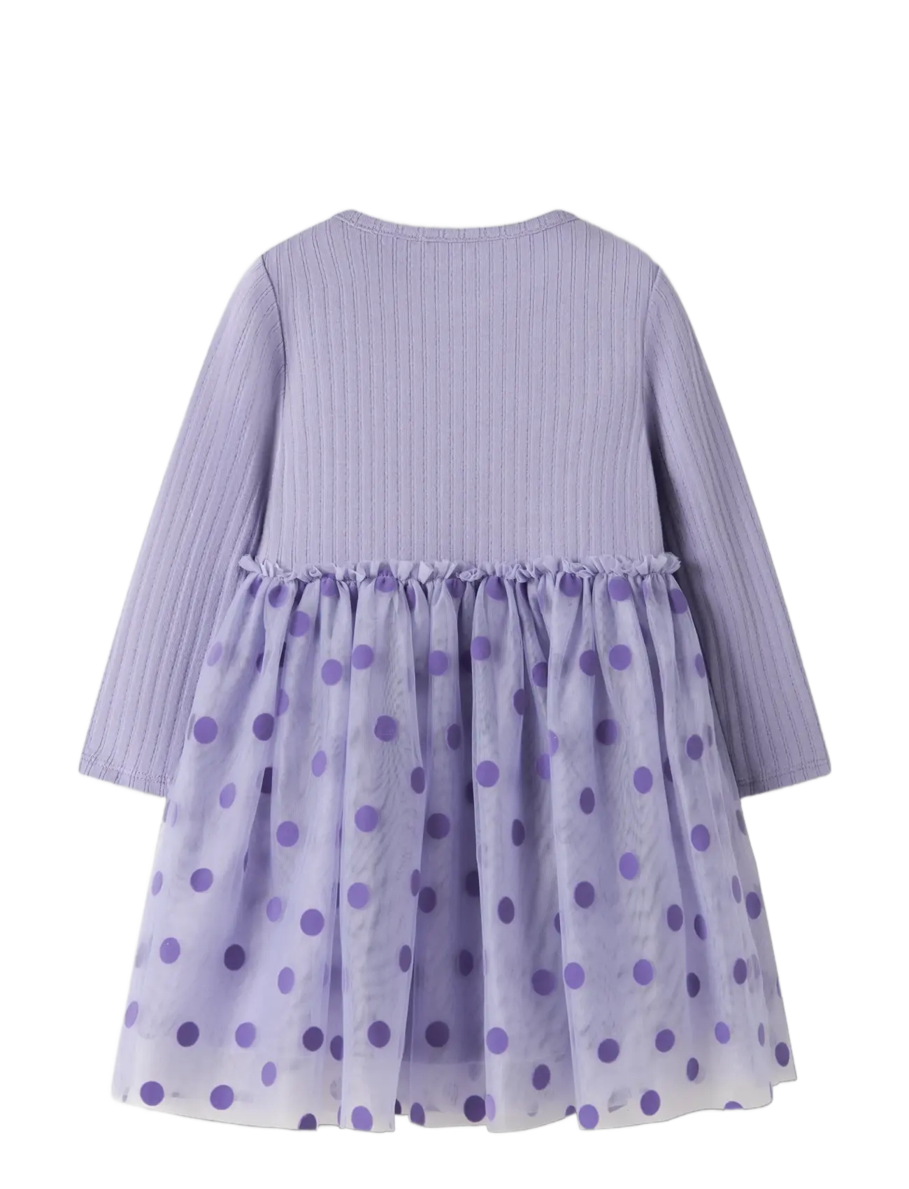 name it - NMFNAGINA LS TULLE DRESS - langärmelige babykleider - heirloom lilac - 1