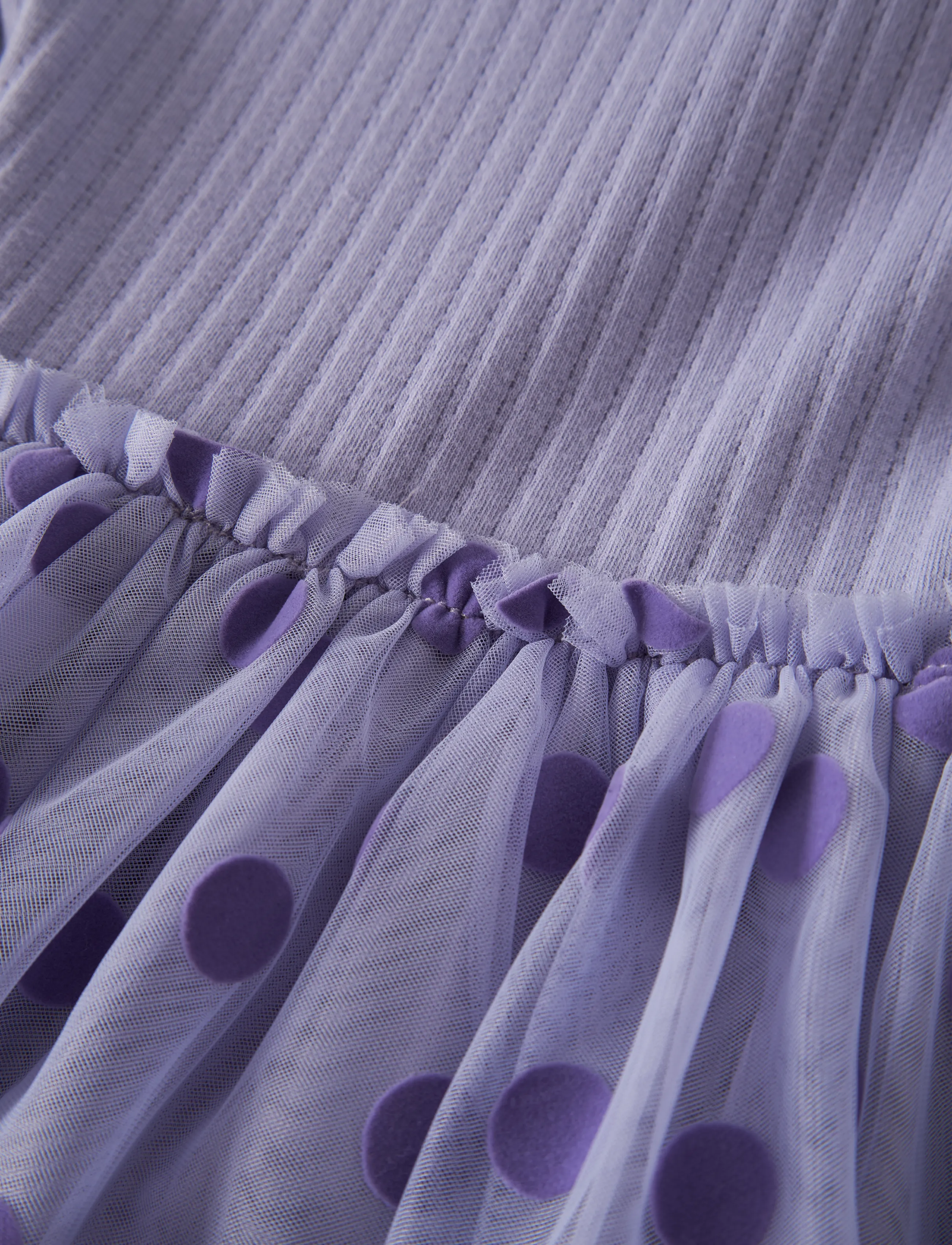 name it - NMFNAGINA LS TULLE DRESS - langärmelige babykleider - heirloom lilac - 2