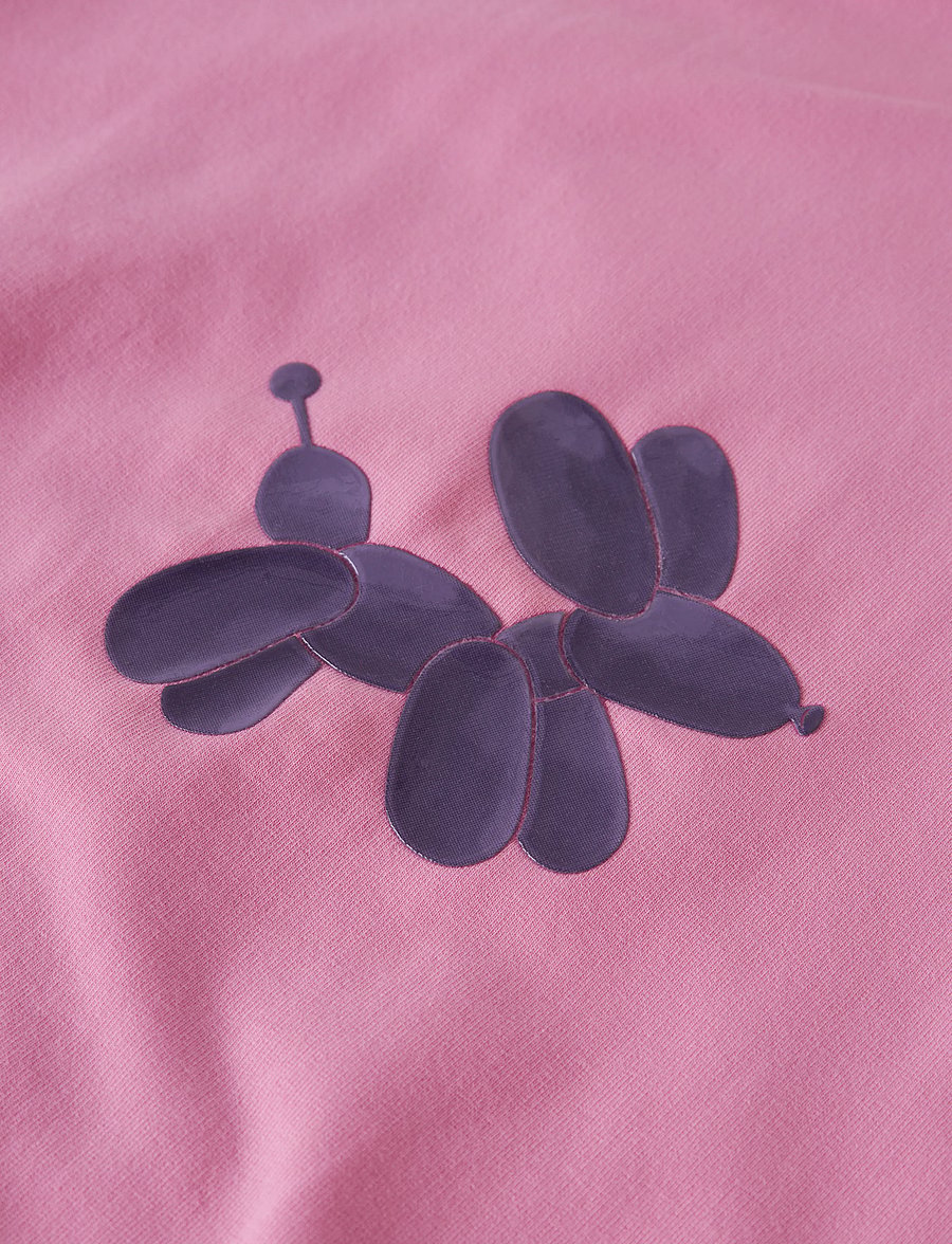 name it - NMFNALAS LS LONG SWEAT BRU - begonia pink - 2