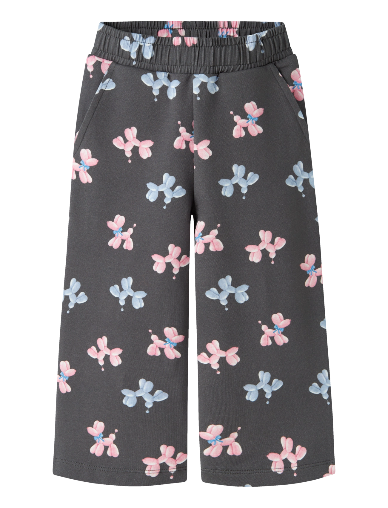 name it NMFNALAS WIDE SWEAT PANT BRU - Dressipüksid - IRON GATE / grey