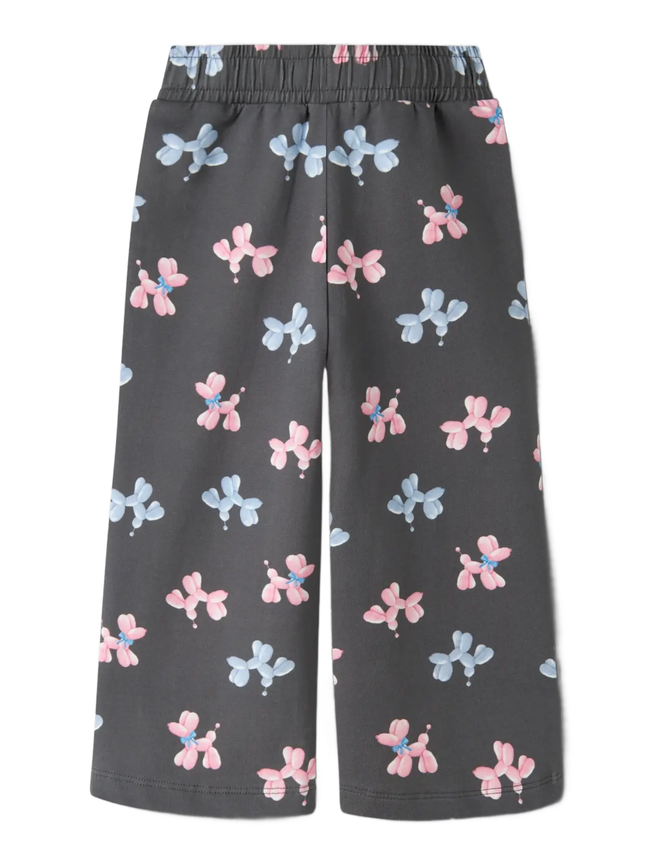 name it - NMFNALAS WIDE SWEAT PANT BRU - iron gate - 1