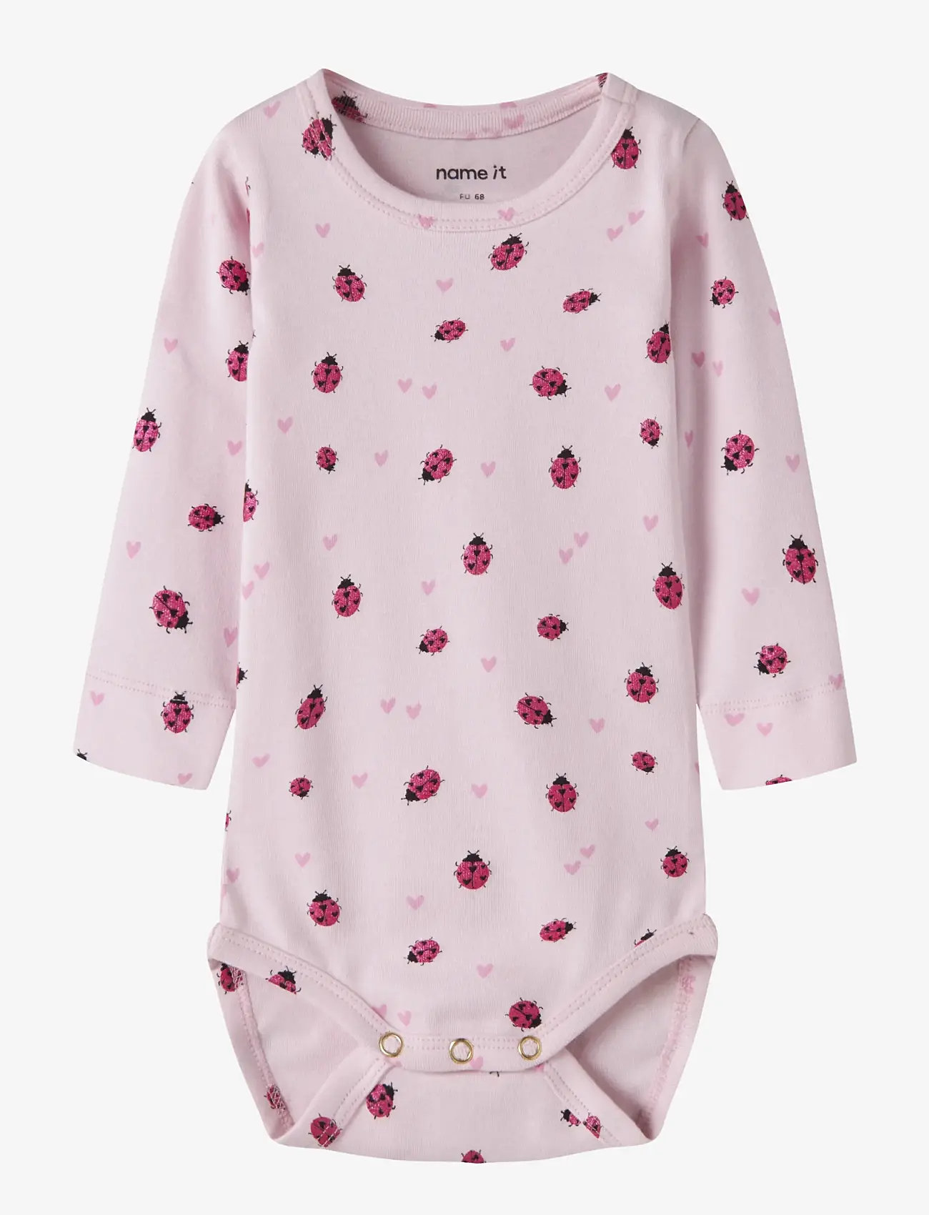 name it - NBFHALINE LS XSL BODY - langærmede heldragter - cradle pink - 0