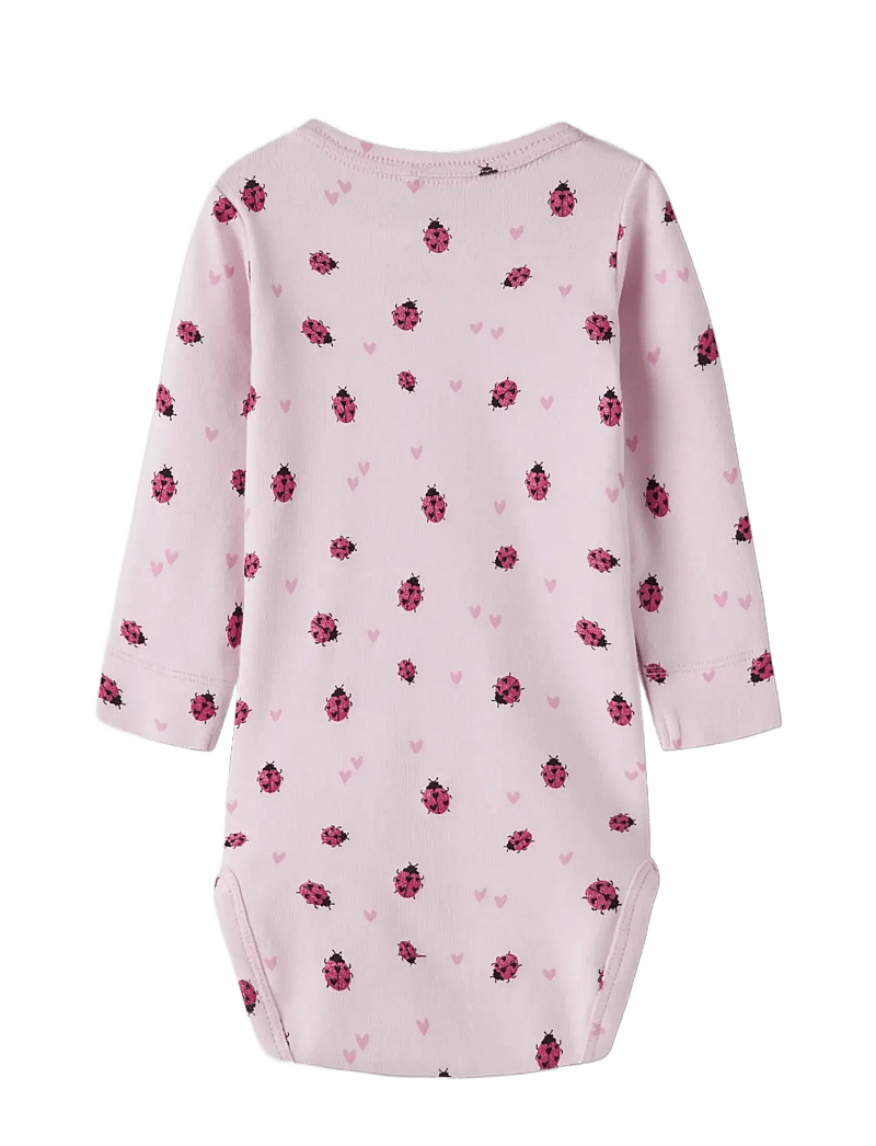 name it - NBFHALINE LS XSL BODY - langærmede heldragter - cradle pink - 1
