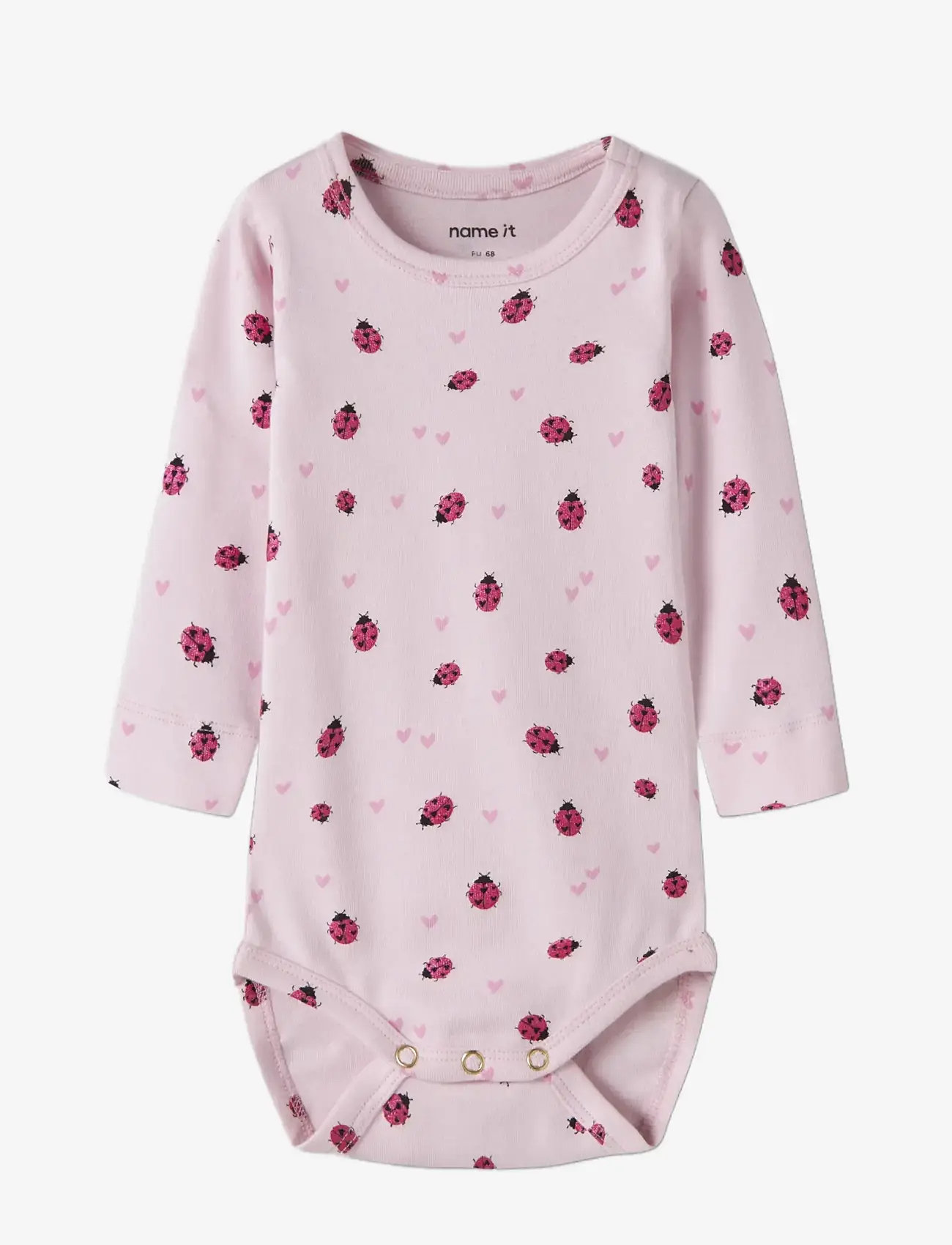 name it - NBFHALINE LS XSL BODY - langærmede heldragter - cradle pink - 2