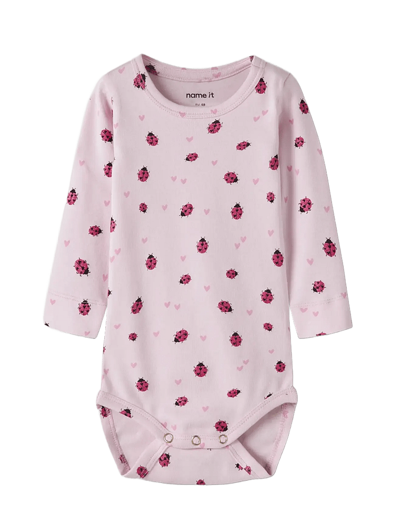 name it - NBFHALINE LS XSL BODY - langærmede heldragter - cradle pink - 2