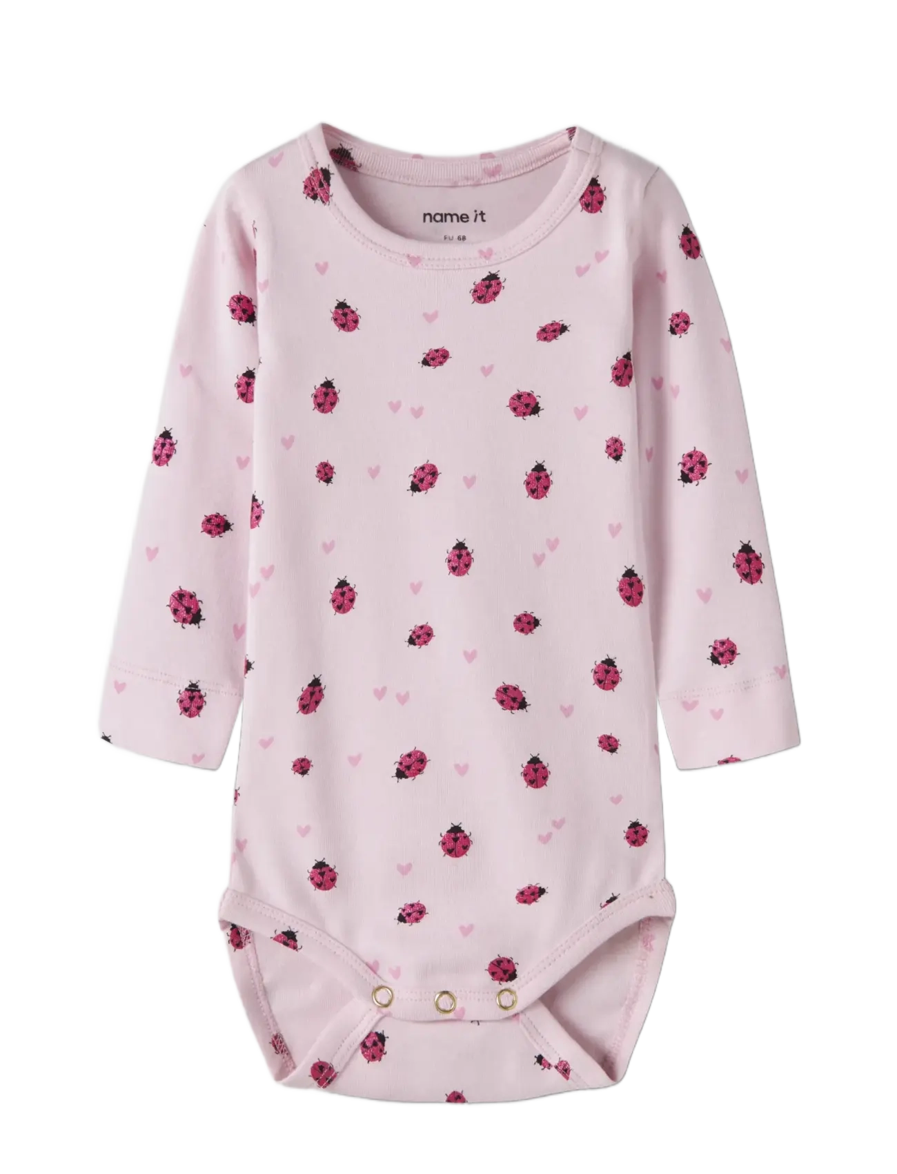 name it - NBFHALINE LS XSL BODY - ilgomis rankovėmis - cradle pink - 2