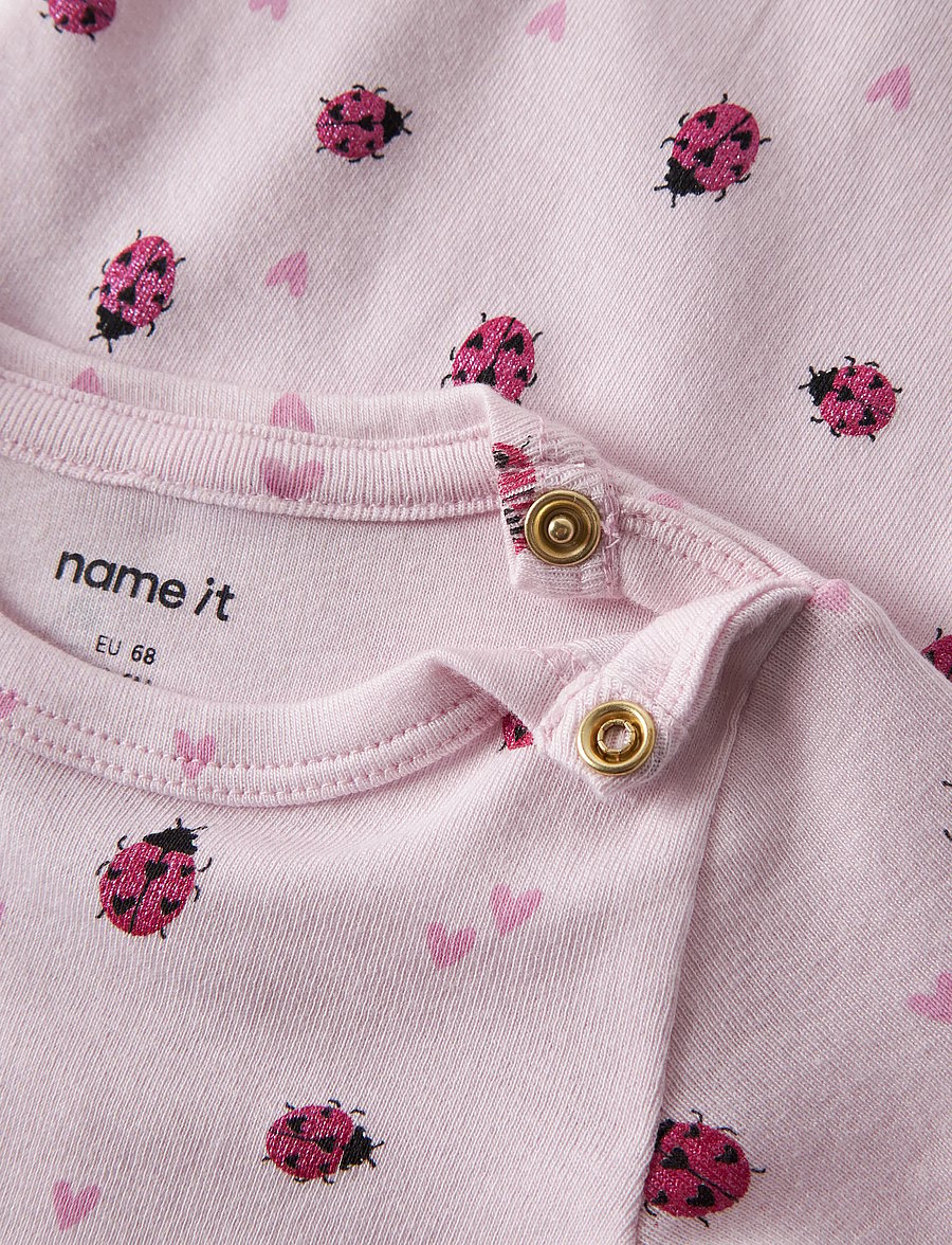 name it - NBFHALINE LS XSL BODY - ilgomis rankovėmis - cradle pink - 3