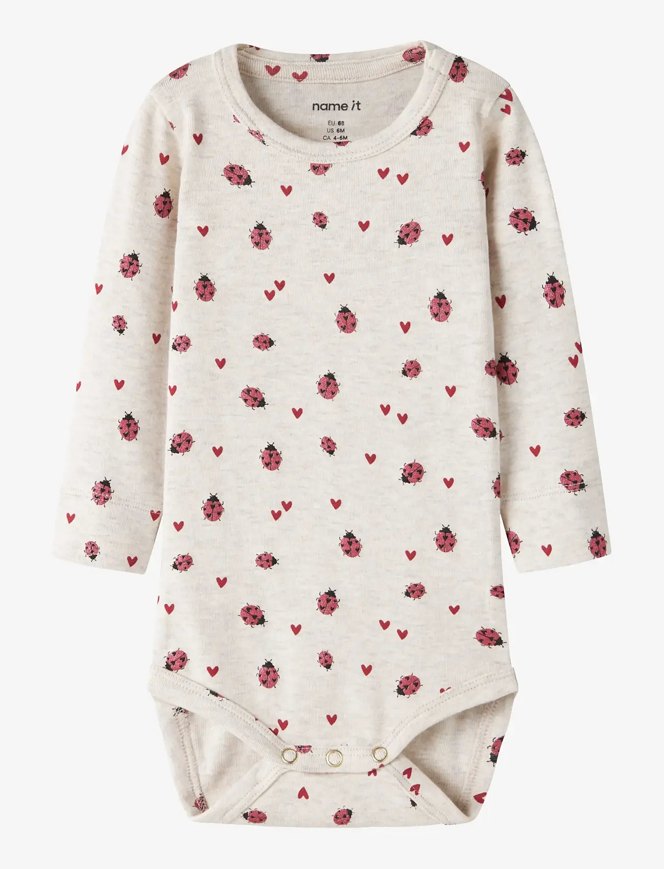name it - NBFHALINE LS XSL BODY - langærmede heldragter - peyote melange - 0