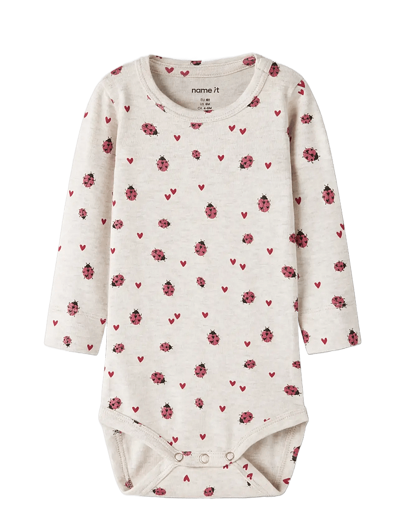 name it - NBFHALINE LS XSL BODY - langærmede heldragter - peyote melange - 2