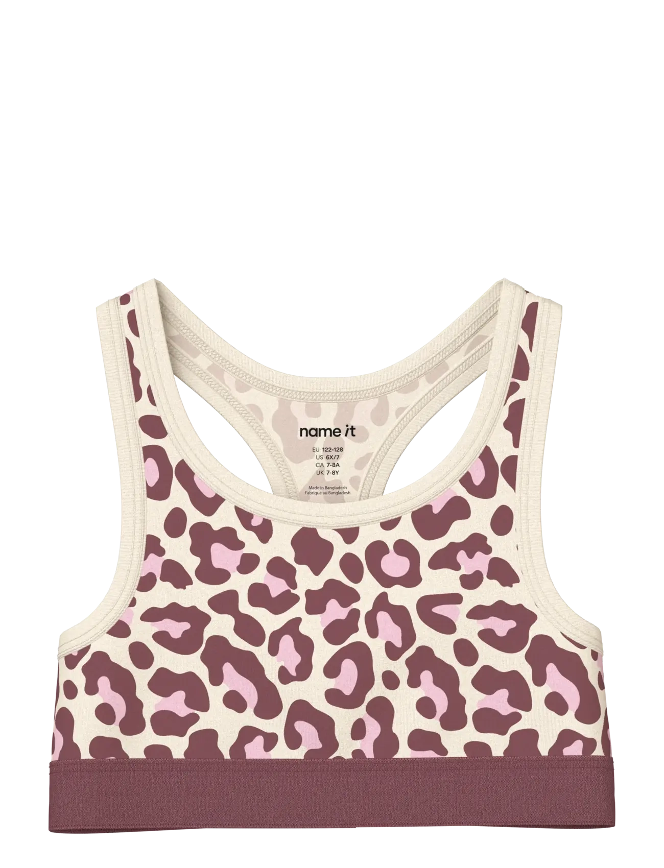 name it - NKFSHORT TOP 2P LEO NOOS - toppar - antique white - 2