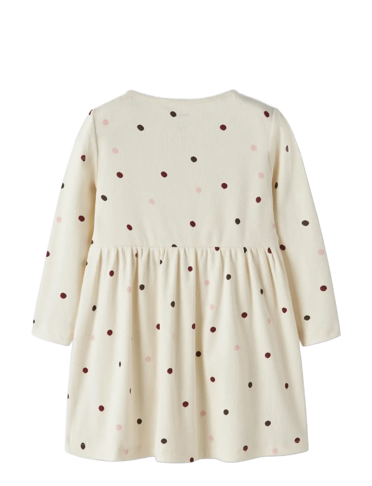 name it - NMFNUTTI LS DRESS NOOS - langärmelige babykleider - antique white - 1