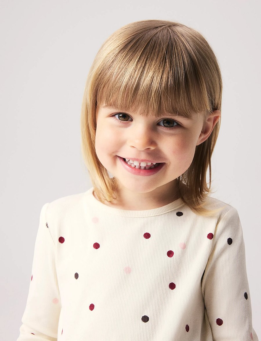 name it - NMFNUTTI LS DRESS NOOS - langärmelige babykleider - antique white - 3