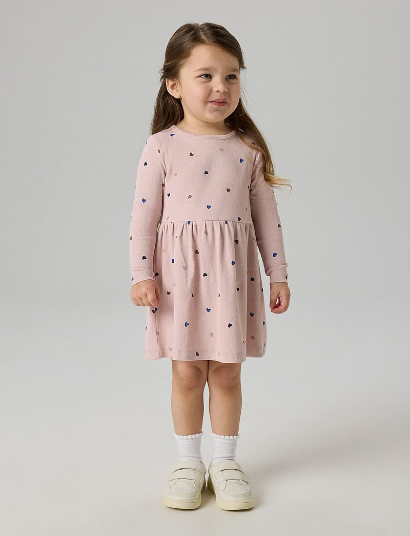 name it - NMFNUTTI LS DRESS NOOS - langærmede babykjoler - burnished lilac - 2