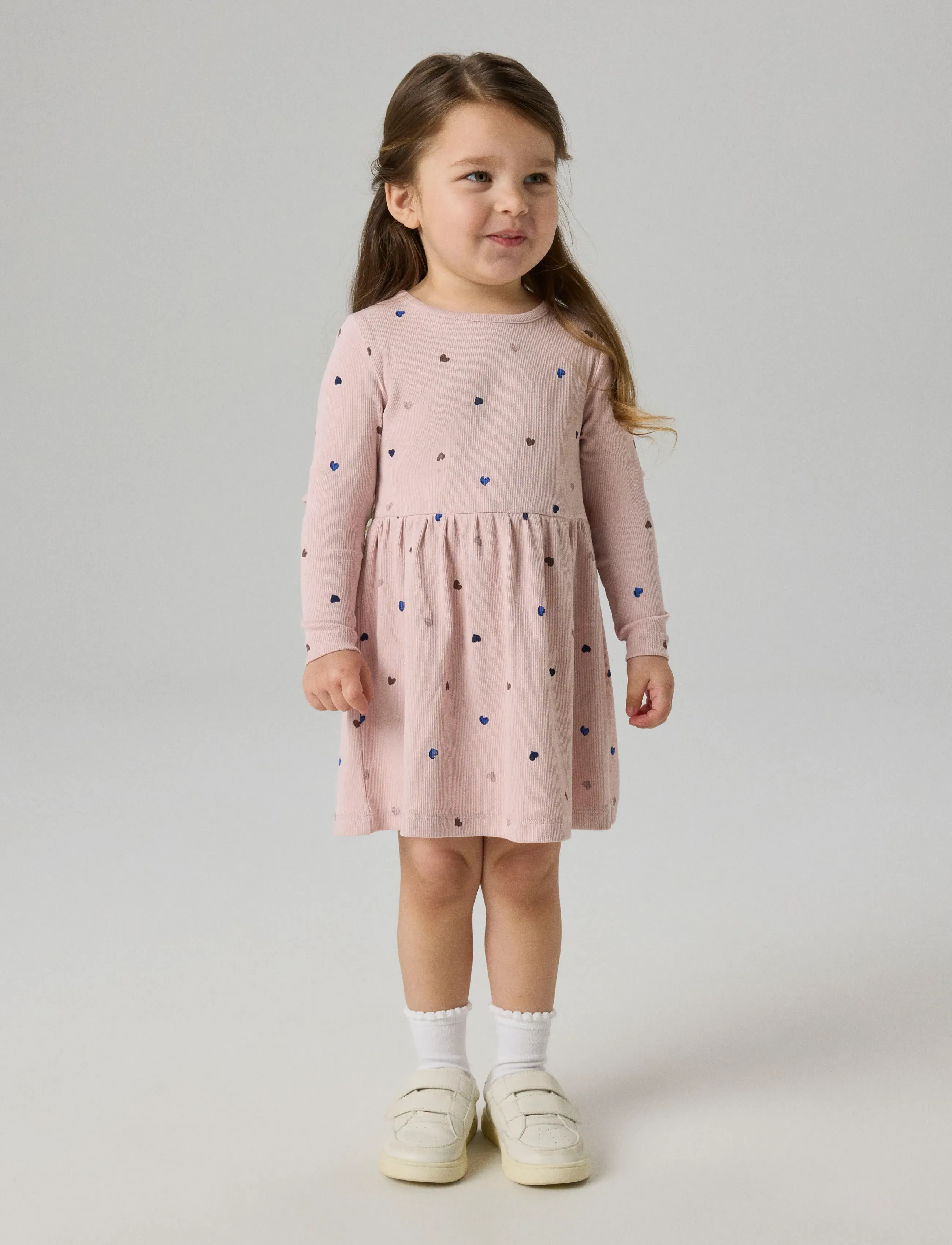 name it - NMFNUTTI LS DRESS NOOS - pikkade varrukatega vabaaja kleidid - burnished lilac - 2