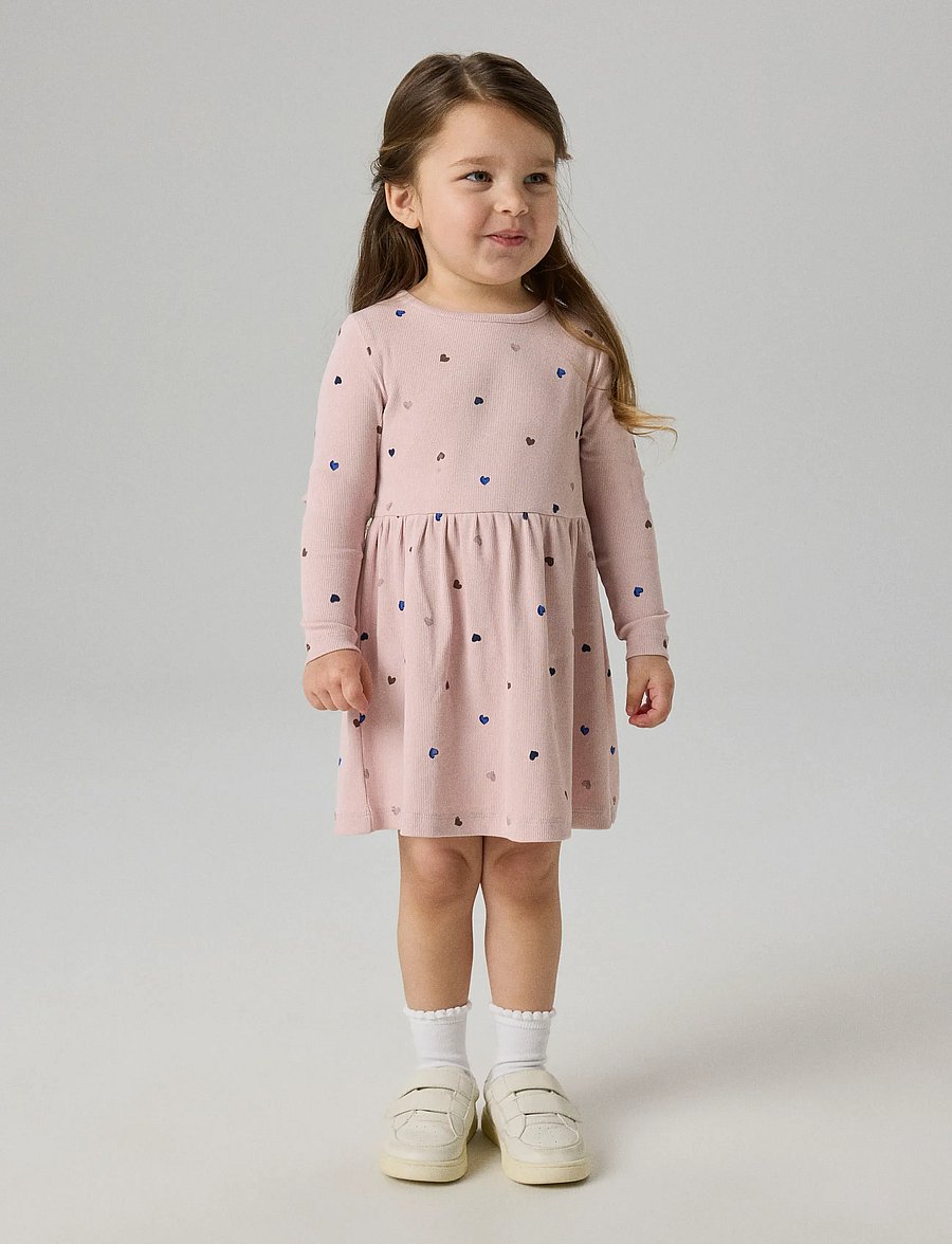 name it - NMFNUTTI LS DRESS NOOS - langärmelige babykleider - burnished lilac - 2