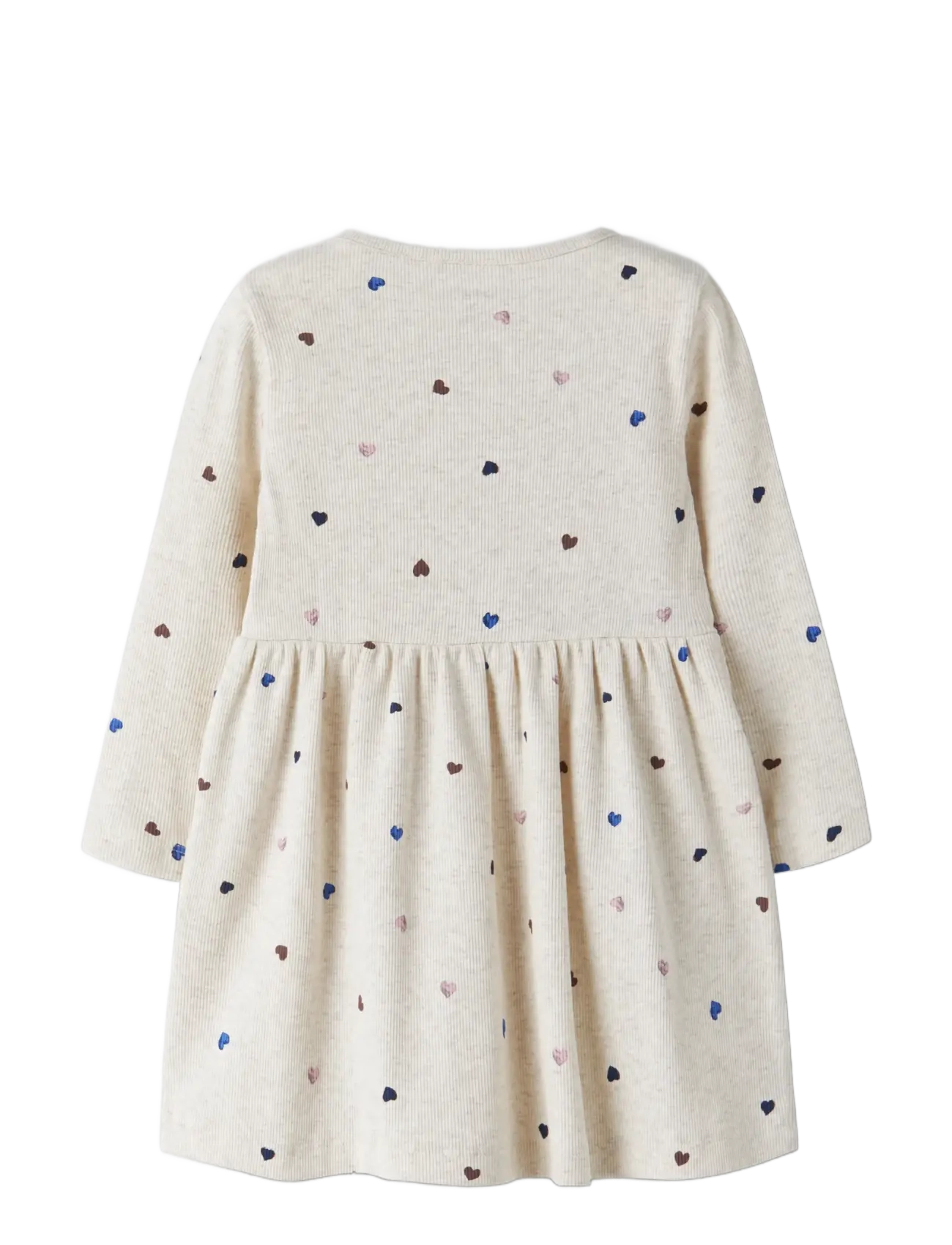 name it - NMFNUTTI LS DRESS NOOS - langärmelige babykleider - peyote melange - 1