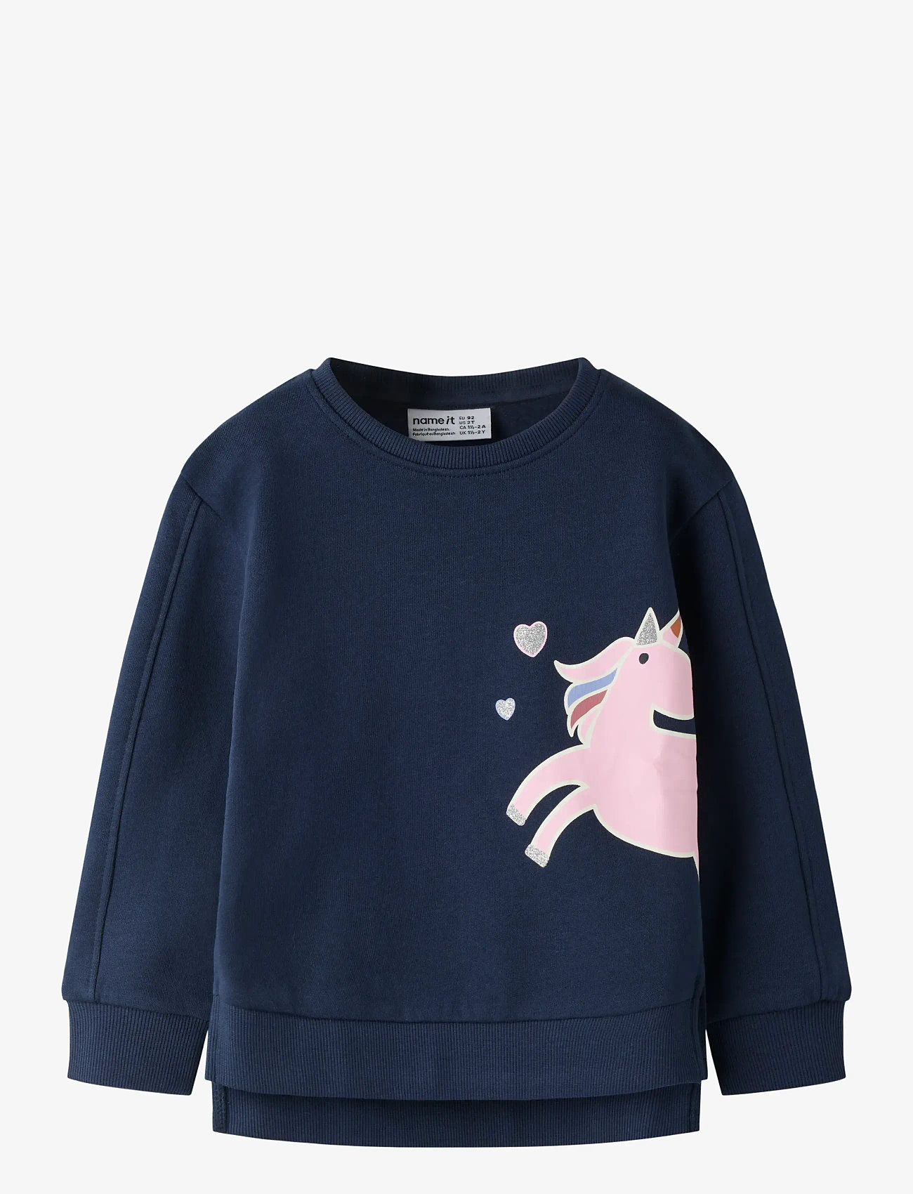 name it - NMFBIRKY LS NREG SWE BRU - sweatshirts - navy blazer - 0