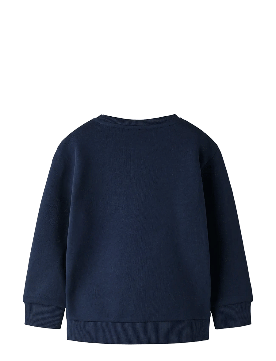 name it - NMFBIRKY LS NREG SWE BRU - sweatshirts - navy blazer - 1