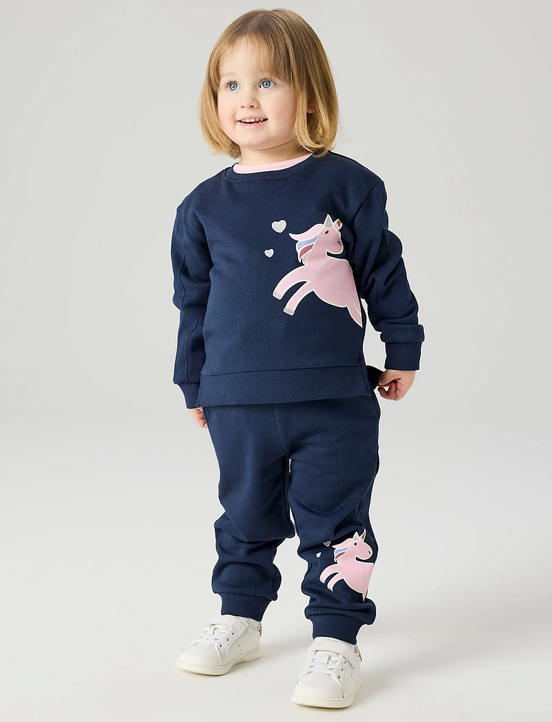 name it - NMFBIRKY LS NREG SWE BRU - sweatshirts - navy blazer - 2