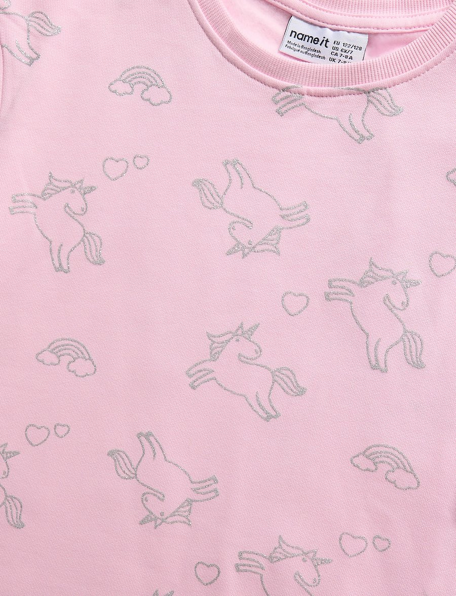 name it - NMFBIRKY LS NREG SWE BRU - sweatshirts - orchid pink - 2