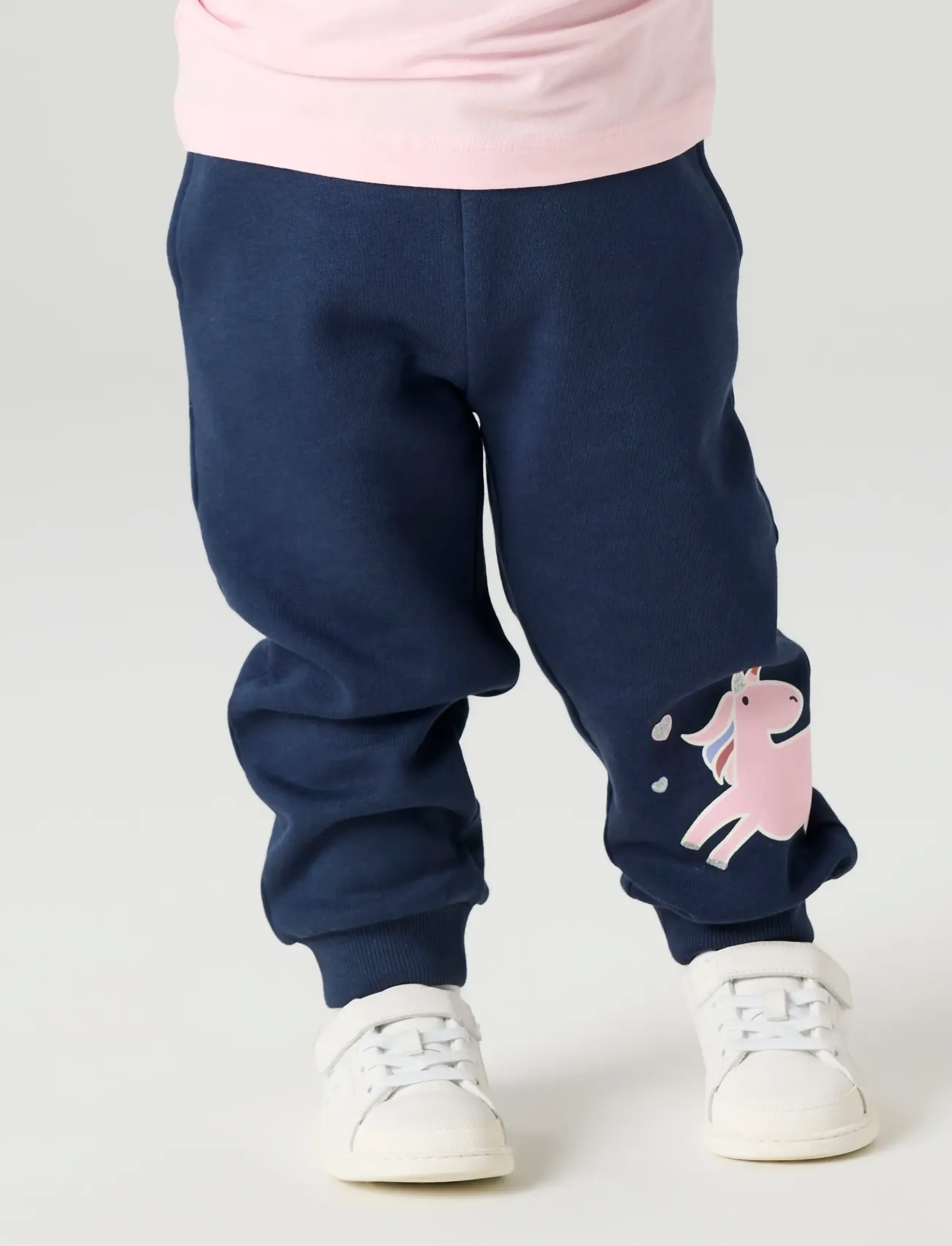 name it - NMFBIRKY NREG PANT SWE BRU - kelnytės kūdikiams - navy blazer - 3