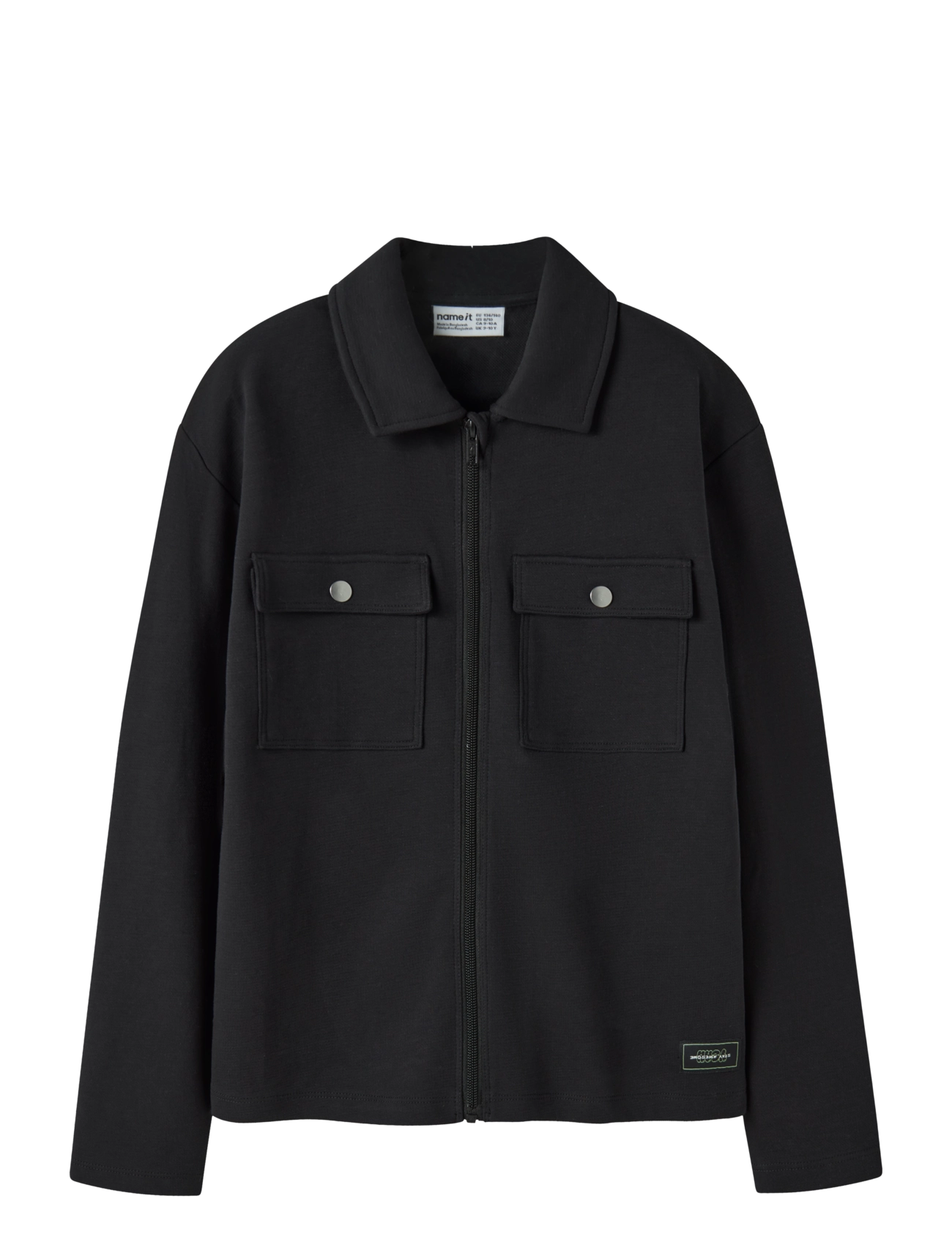 name it NKMNIALL LS NREG OVERSHIRT - Neuheiten - BLACK / black
