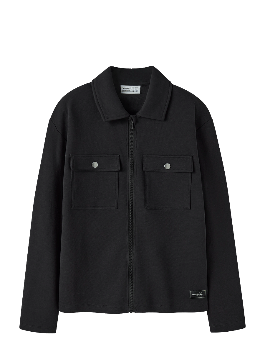name it - NKMNIALL LS NREG OVERSHIRT - leichte jacken - black - 0