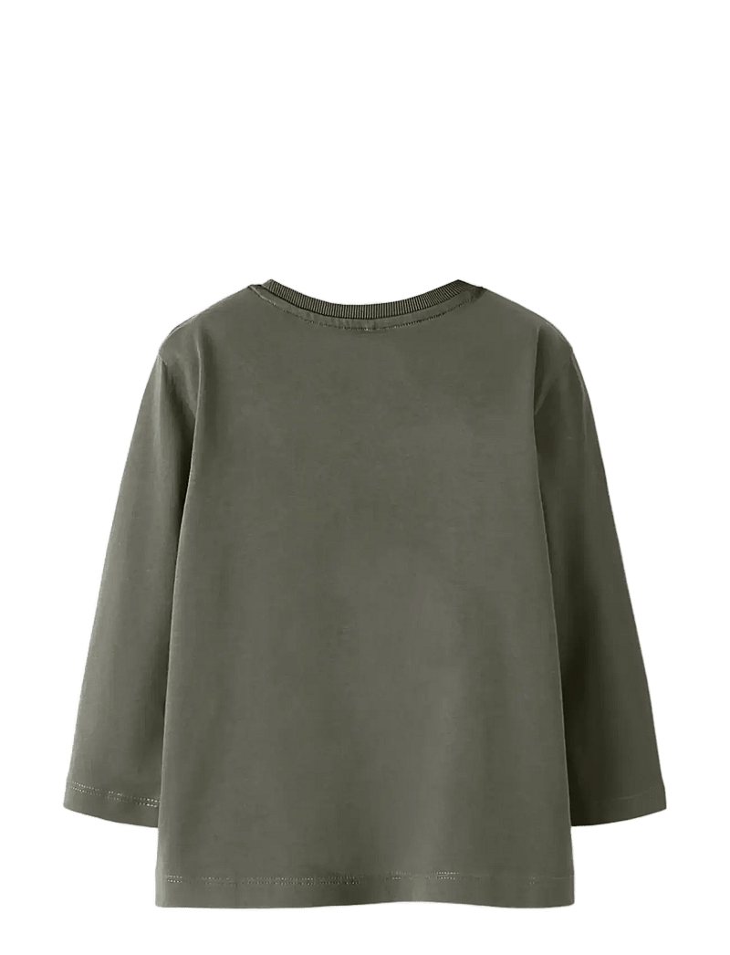name it - NMMBERTRAM LS NREG TOP - langærmede t-shirts - dusty olive - 1