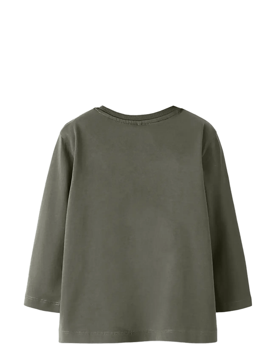name it - NMMBERTRAM LS NREG TOP - långärmade t-shirts - dusty olive - 1