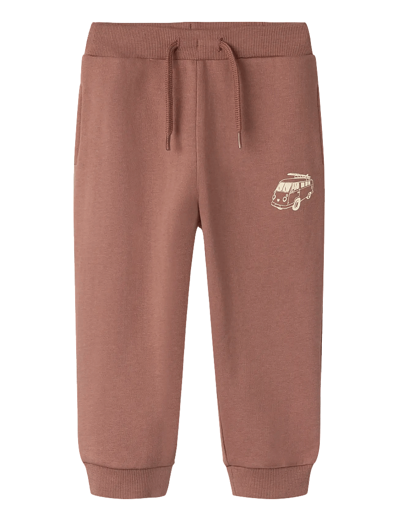 name it - NMMBALAS NREG SWE PANT BRU - sweatpants - chocolate malt - 1
