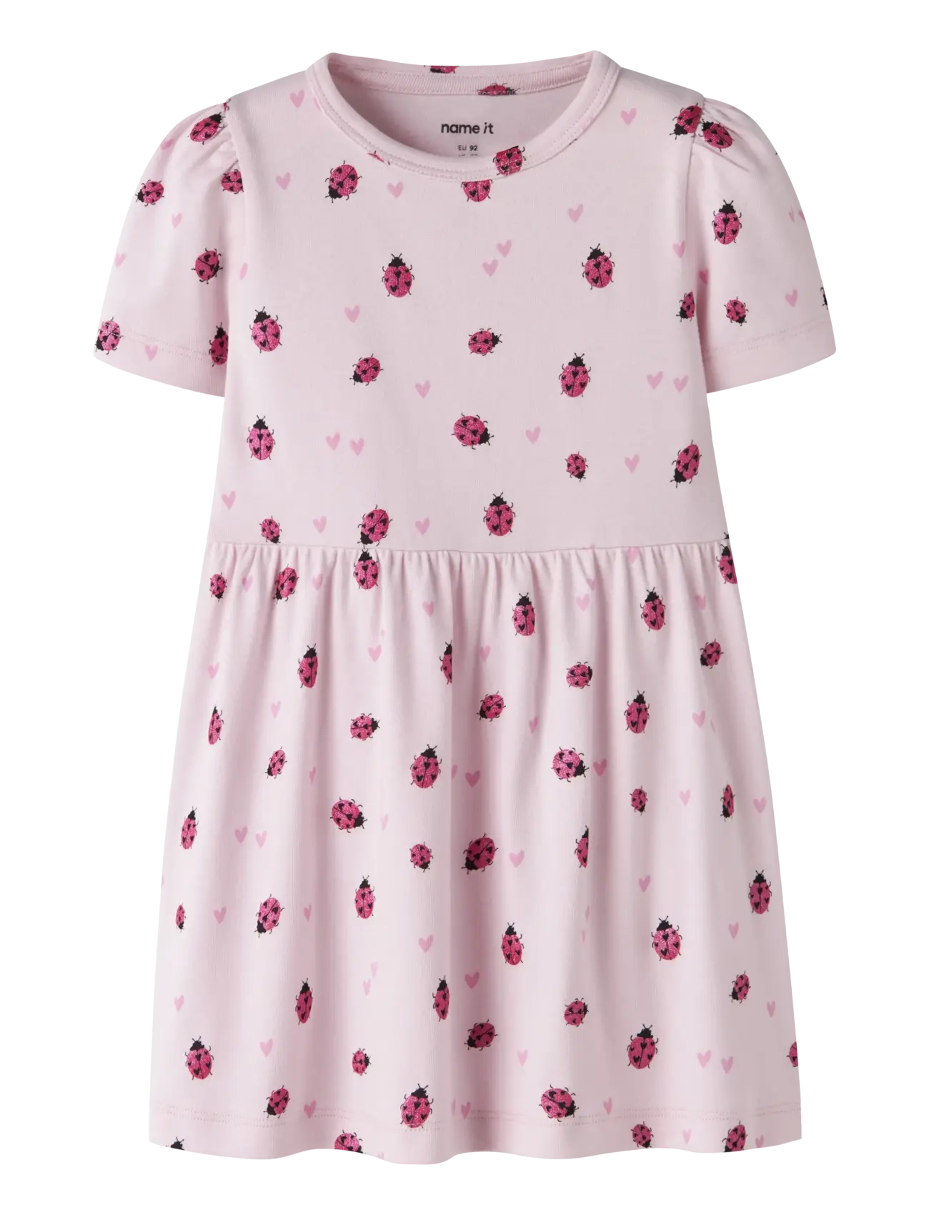 name it NMFHALINE SS DRESS - Freizeitkleider - CRADLE PINK / pink/rose