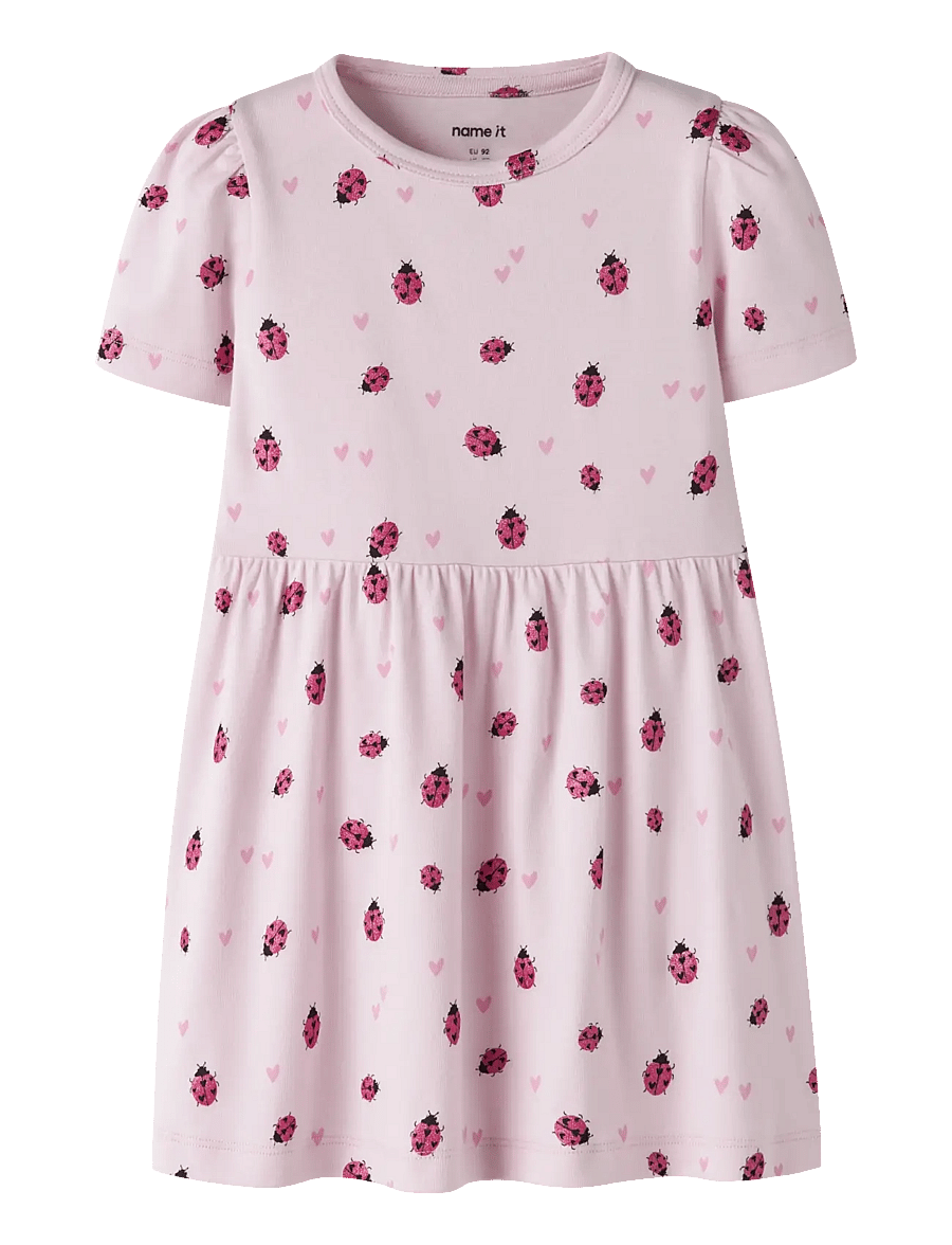 name it - NMFHALINE SS DRESS - kortærmede babykjoler - cradle pink - 0