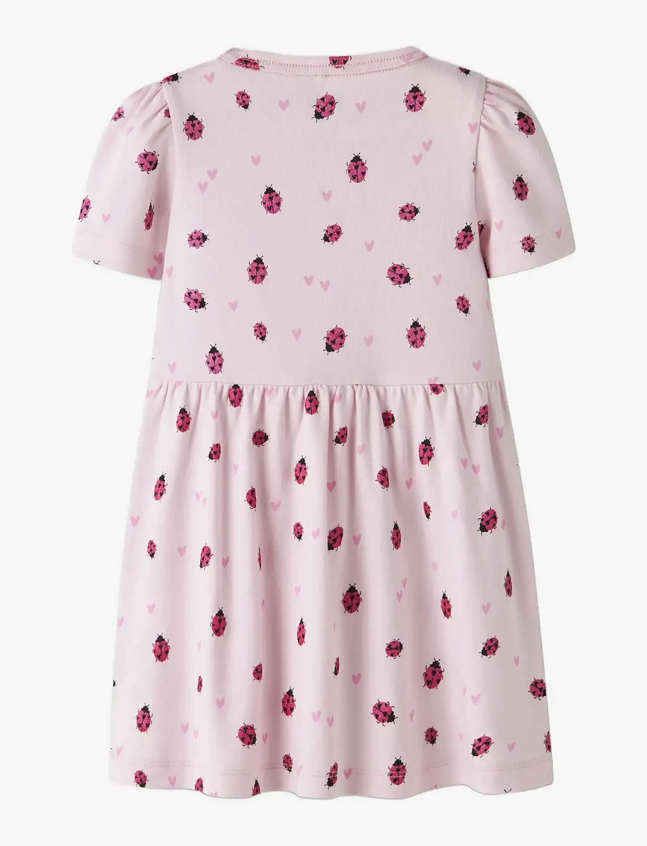 name it - NMFHALINE SS DRESS - short-sleeved baby dresses - cradle pink - 1